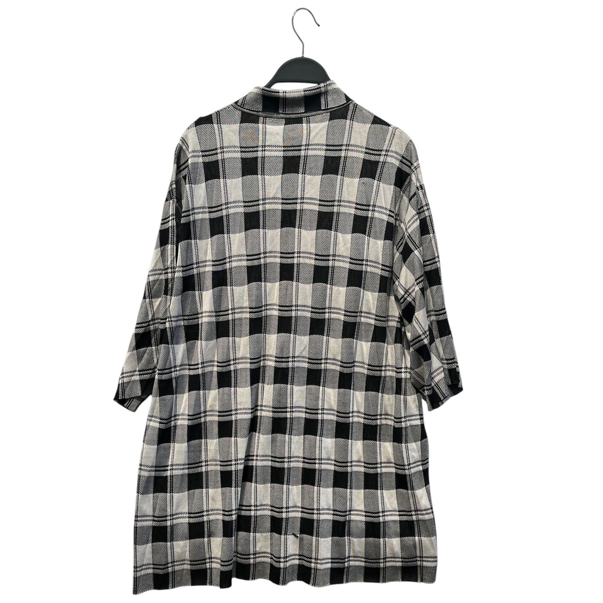BALENCIAGA/Polo Shirt/XS/MLT/All Over Print/BLACK AND WHITE CHECKED SHIRT view 2