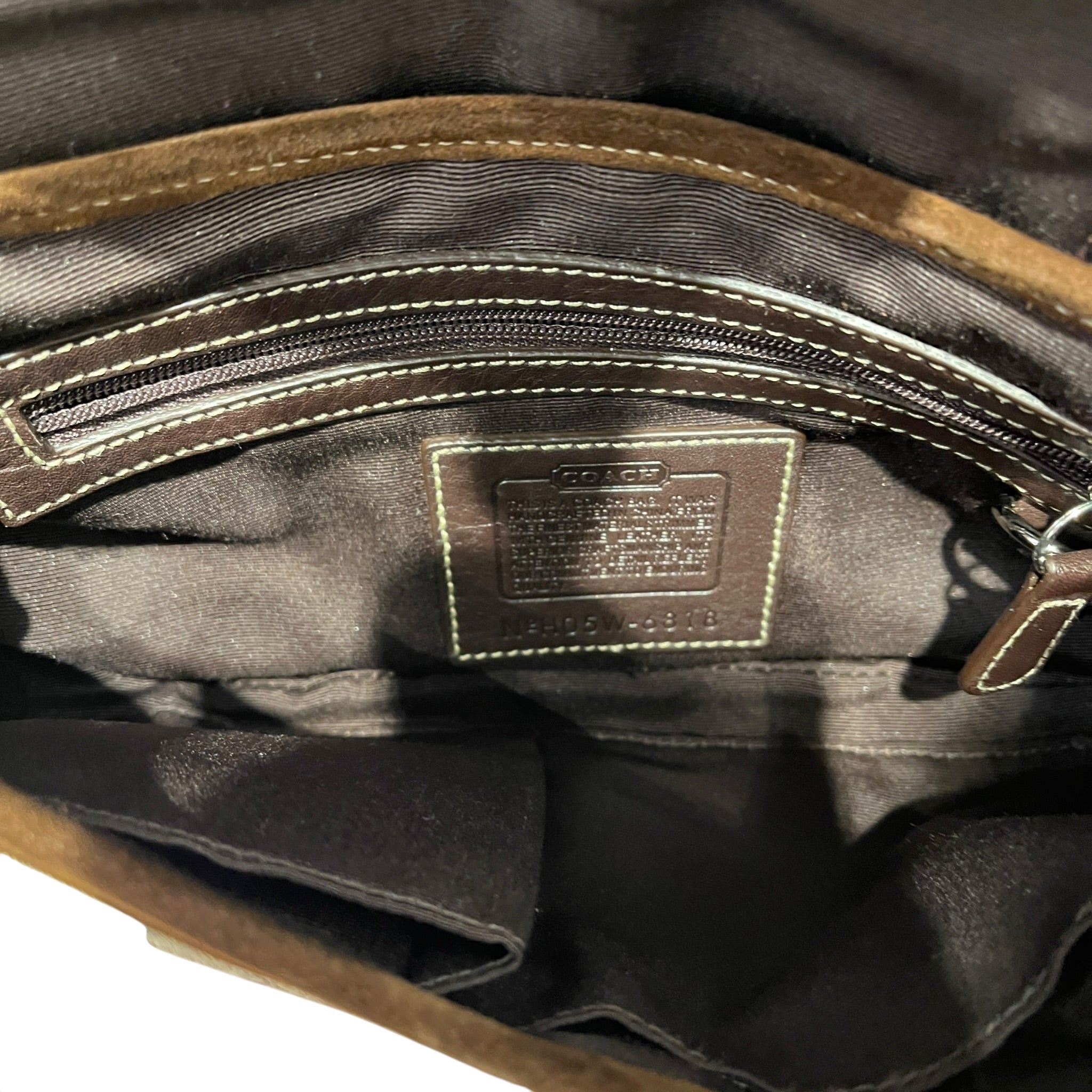 COACH/Hand Bag/Monogram/Leather/BRW/SIGNATURE SOHO FLAP/SILVER view 3