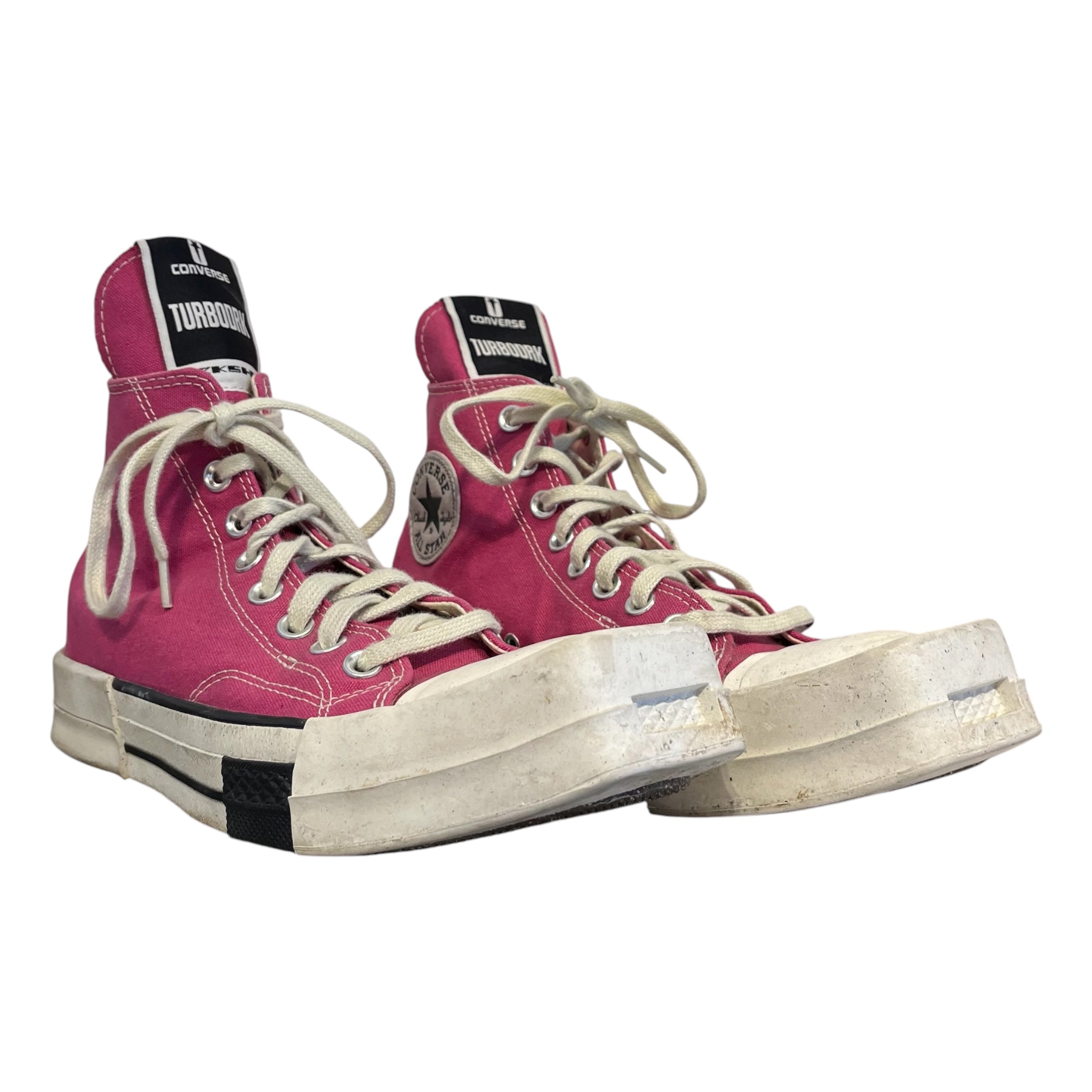 CONVERSE/Rick Owens/Hi-Sneakers/US 8/Polyester/PNK/ view 1