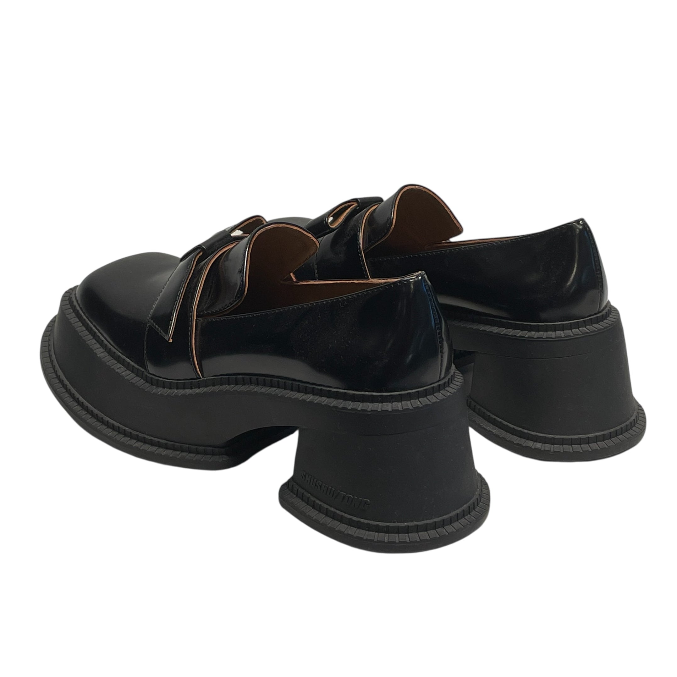 SHUSHU/TONG/Dress Shoes/US 5.5/Leather/BLK/ view 2
