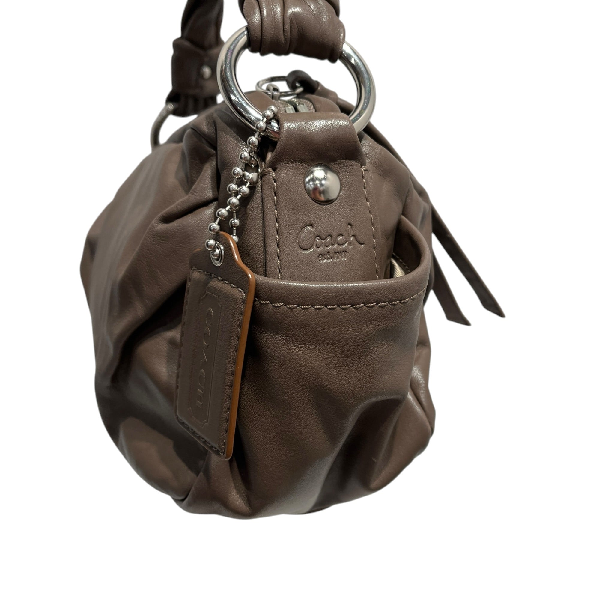 COACH/Hand Bag/Leather/BRW/PARKER SHOULDER BAG/SILVER view 5