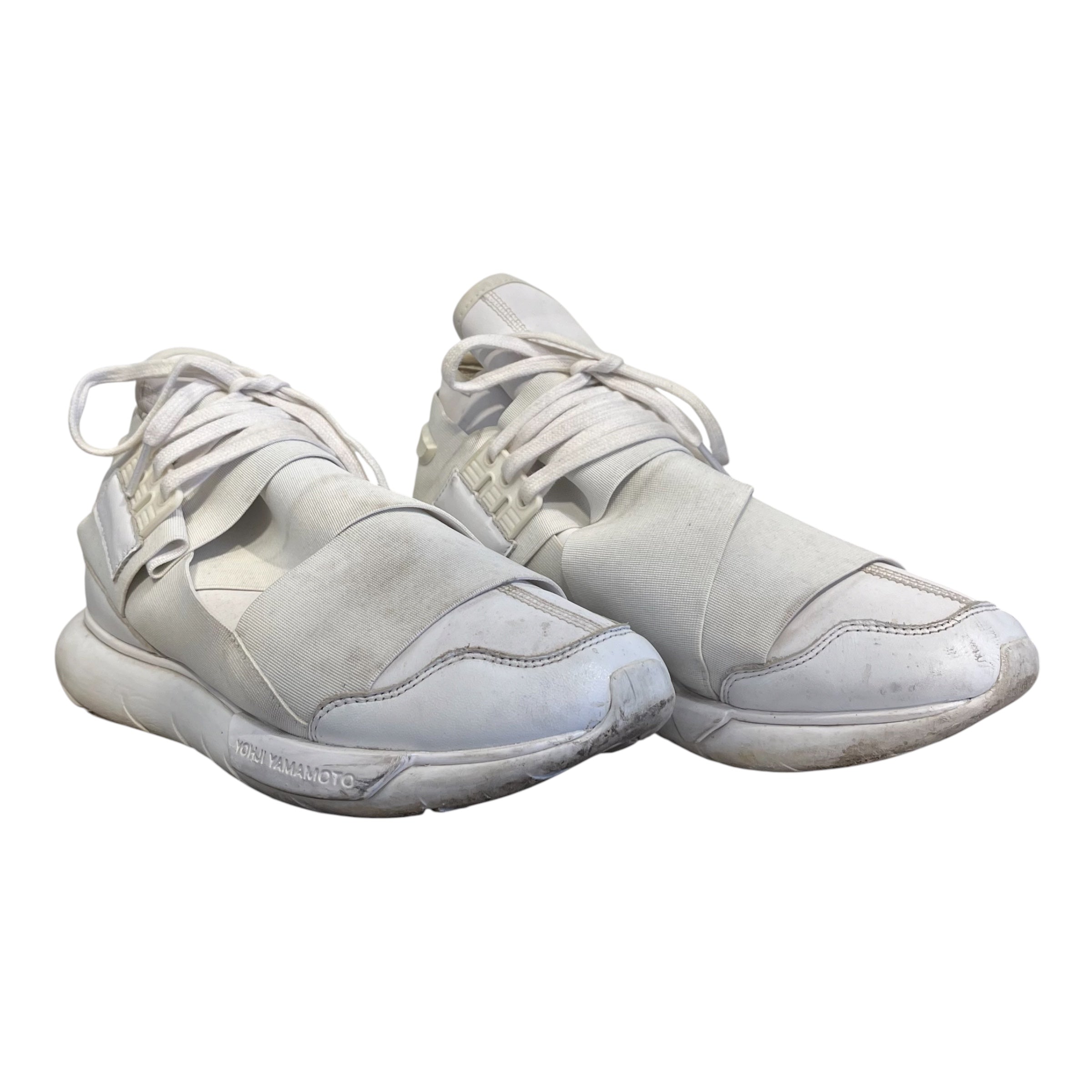 Y-3/Hi-Sneakers/US 7.5/WHT/qasa high view 1