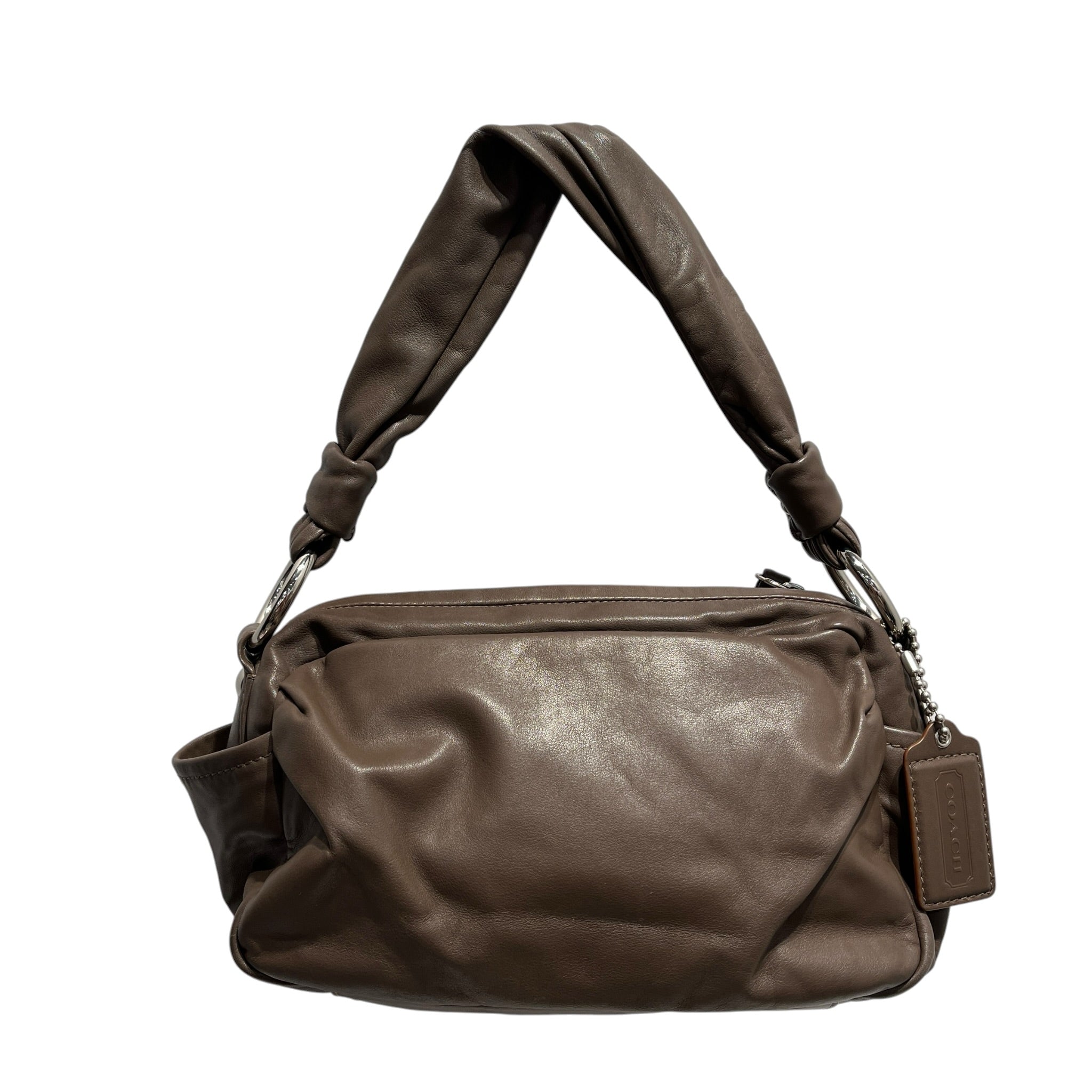 COACH/Hand Bag/Leather/BRW/PARKER SHOULDER BAG/SILVER view 2