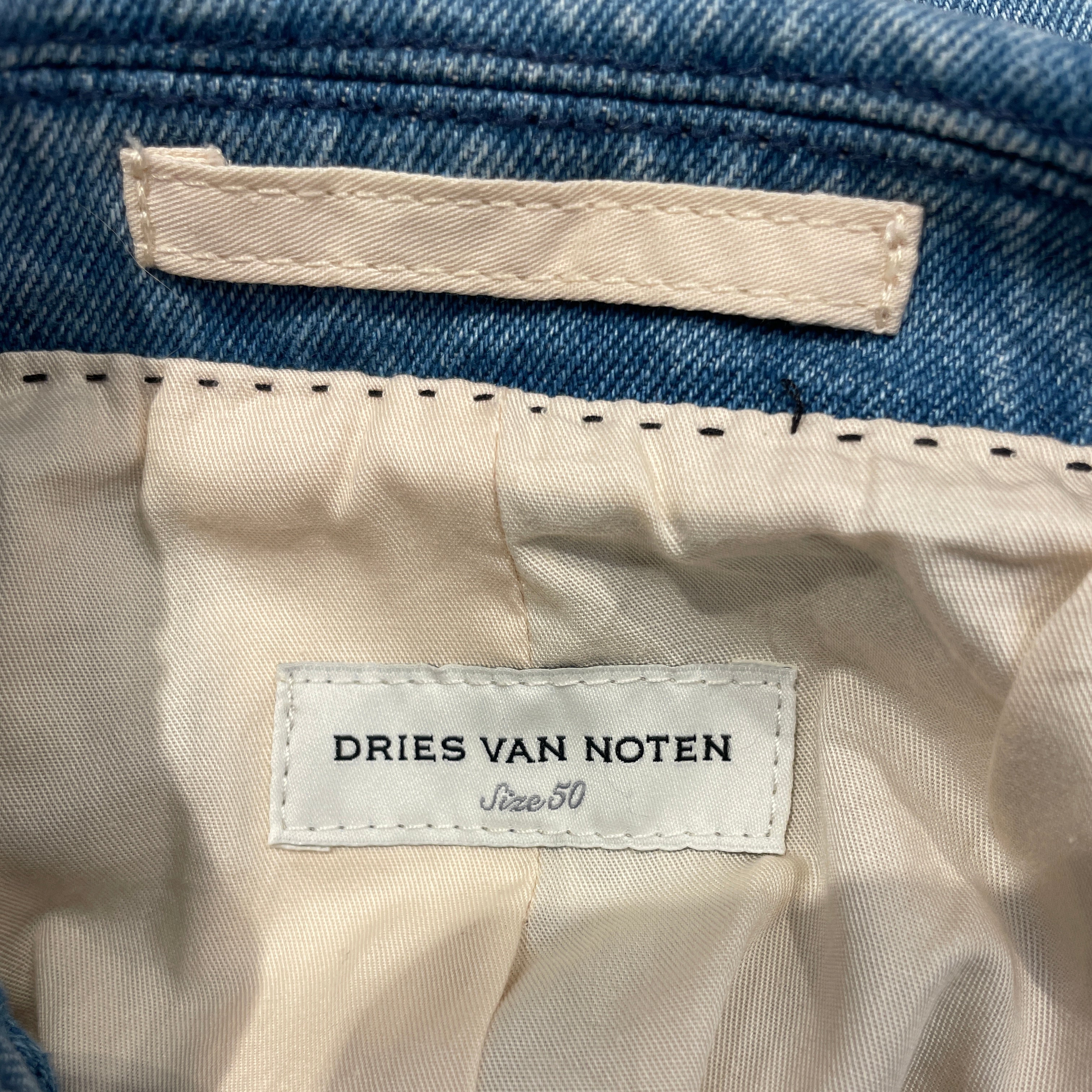 DRIES VAN NOTEN/Suits/50/Cotton/BLU/Blazer view 3
