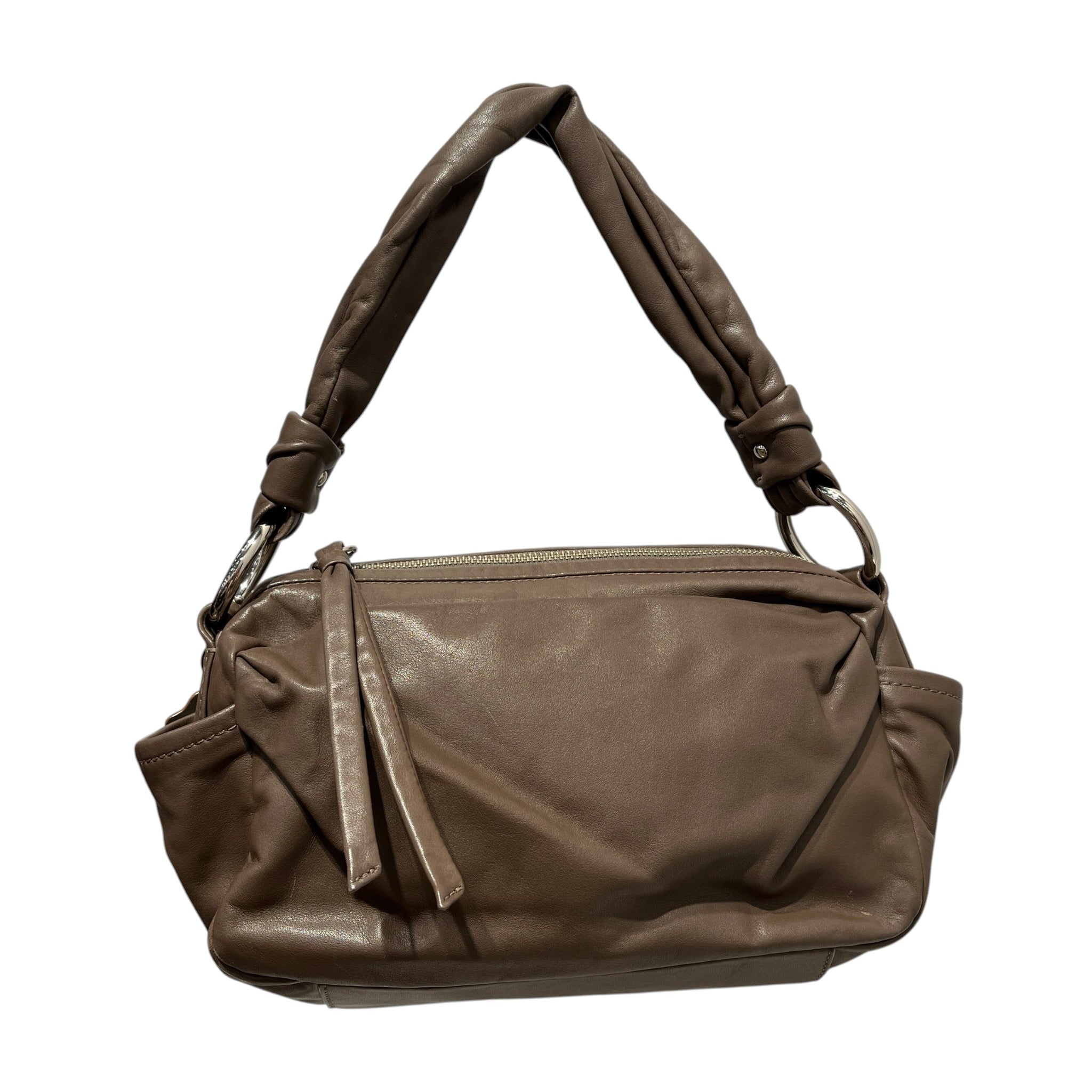 COACH/Hand Bag/Leather/BRW/PARKER SHOULDER BAG/SILVER view 1