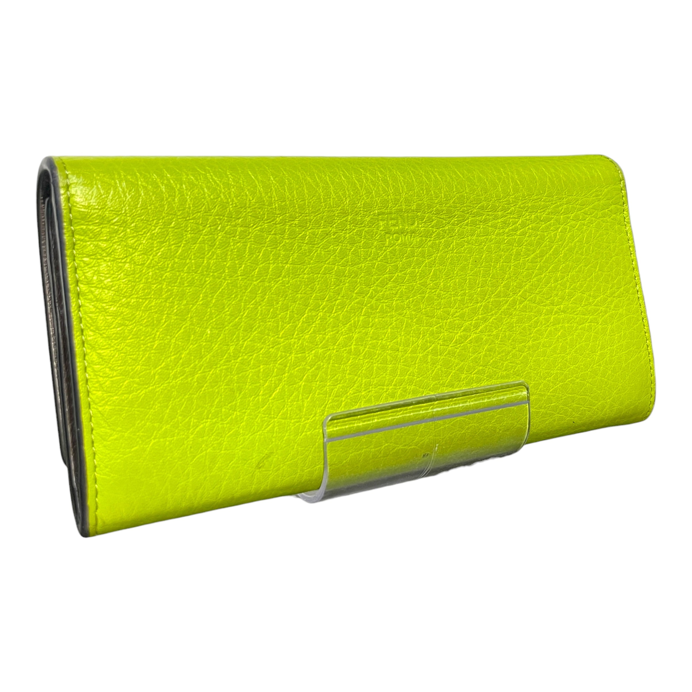 FENDI/Long Wallet/Leather/GRN/Longwallet view 2