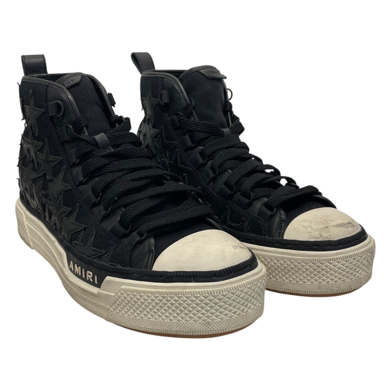 AMIRI/Hi-Sneakers/EU 43/All Over Print/Leather/BLK/STARS COURT HIGH