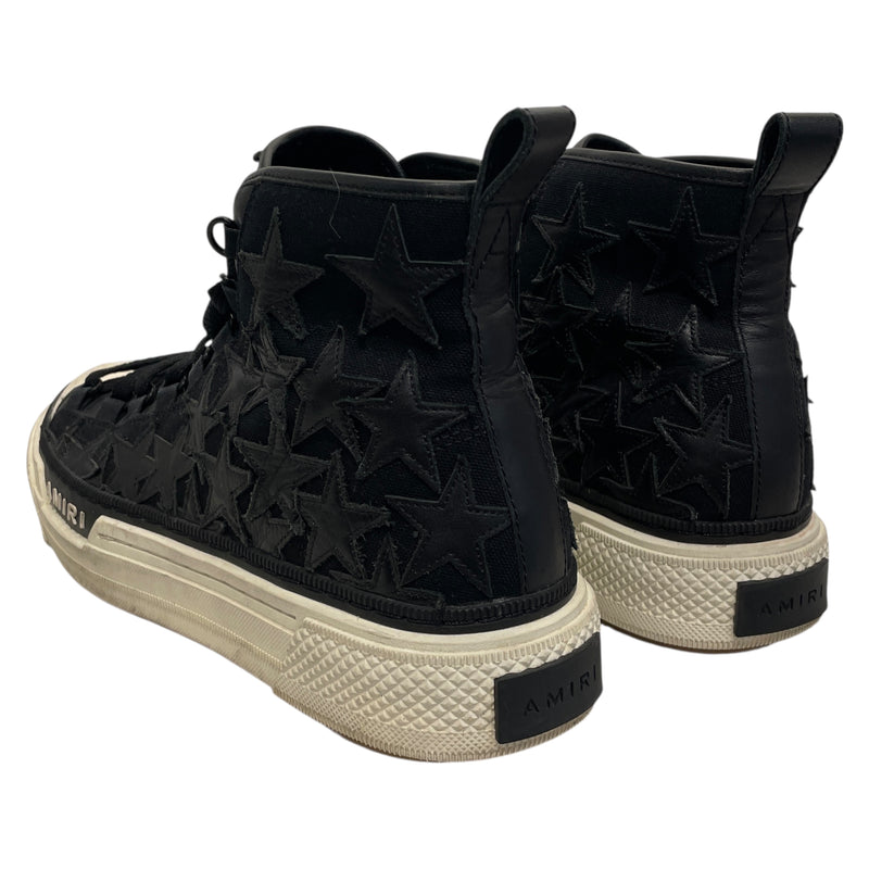 AMIRI/Hi-Sneakers/EU 43/All Over Print/Leather/BLK/STARS COURT HIGH