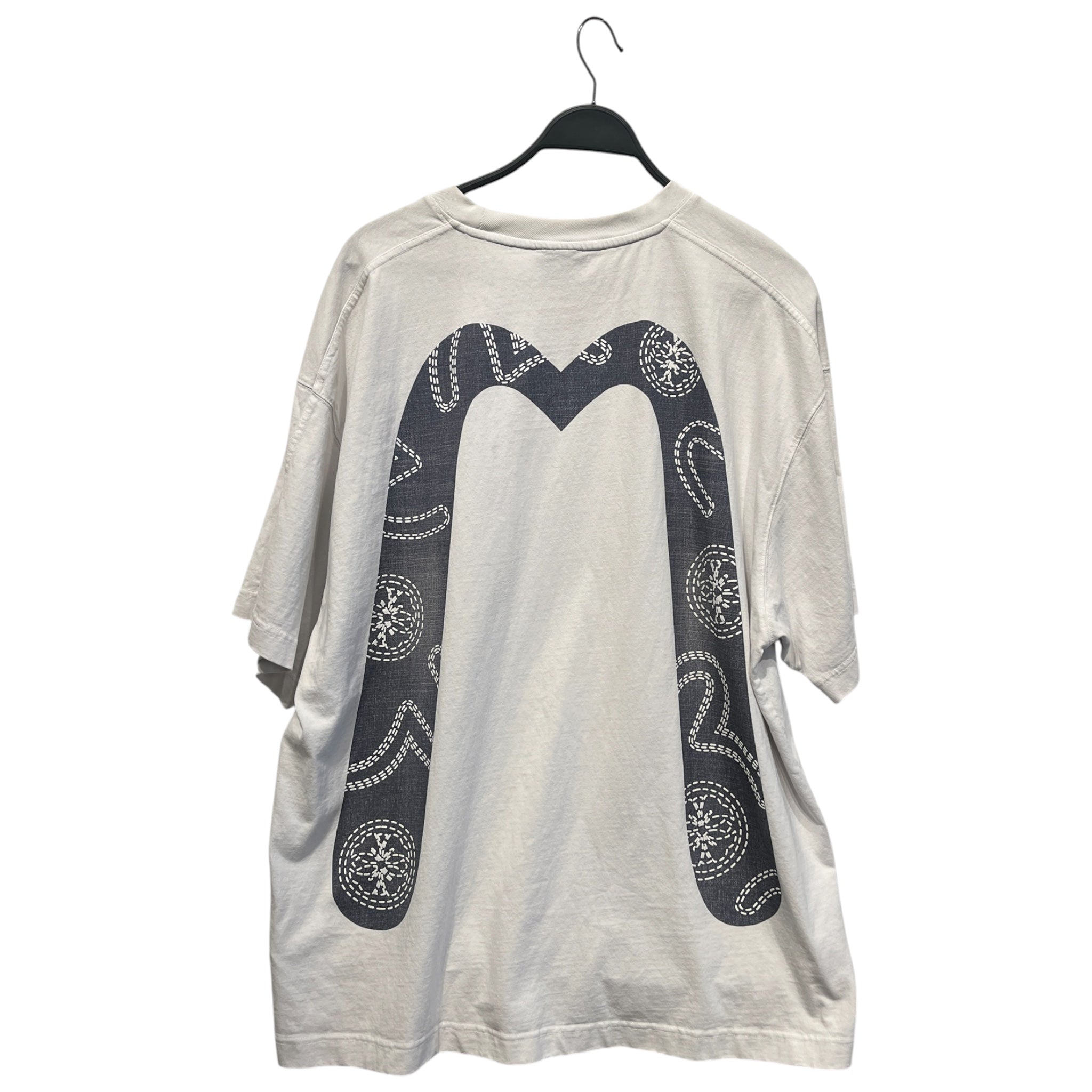 EVISU/T-Shirt/XXL/Cotton/WHT/All Over Print/DENIM M BACK GRAPHIC view 2