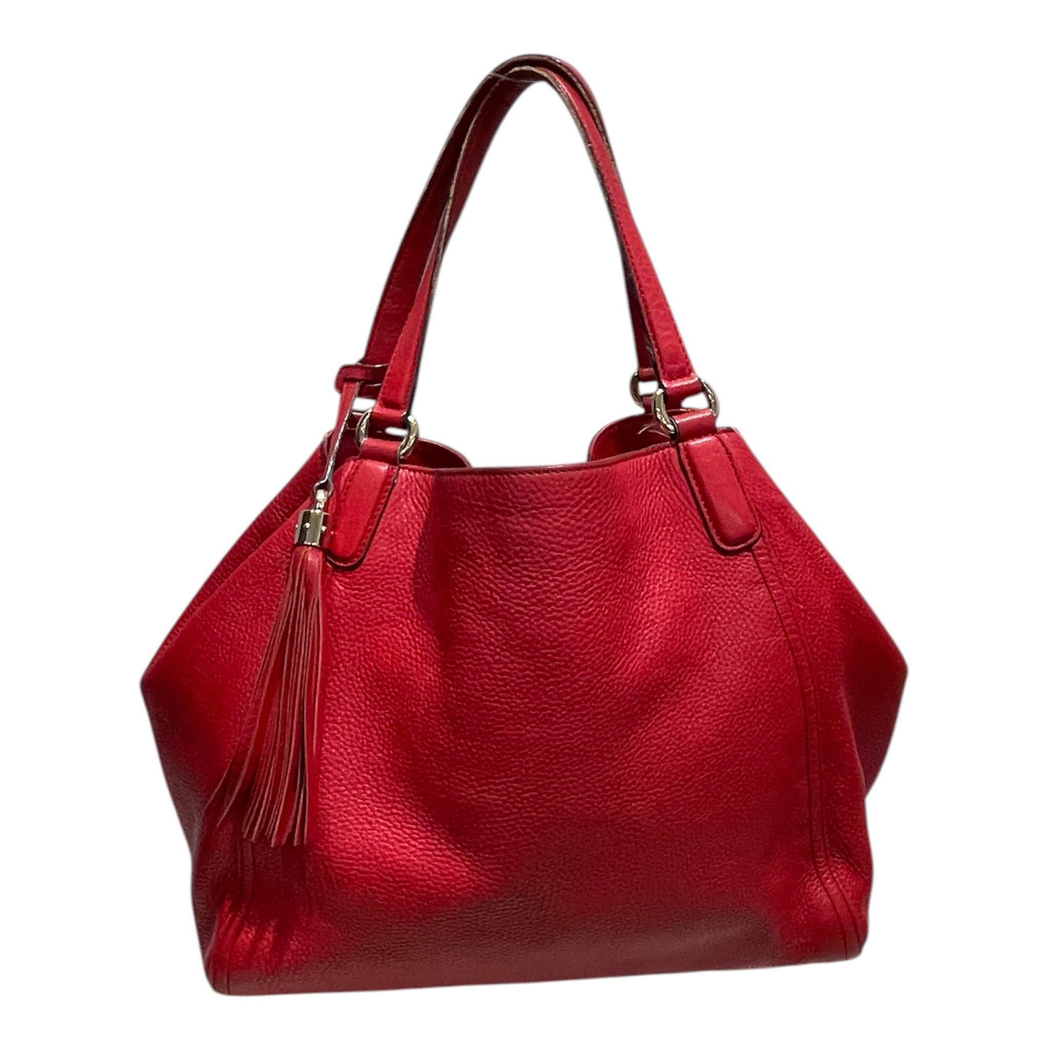 GUCCI/Hand Bag/Leather/RED/SOHO SOULDER BAG view 2