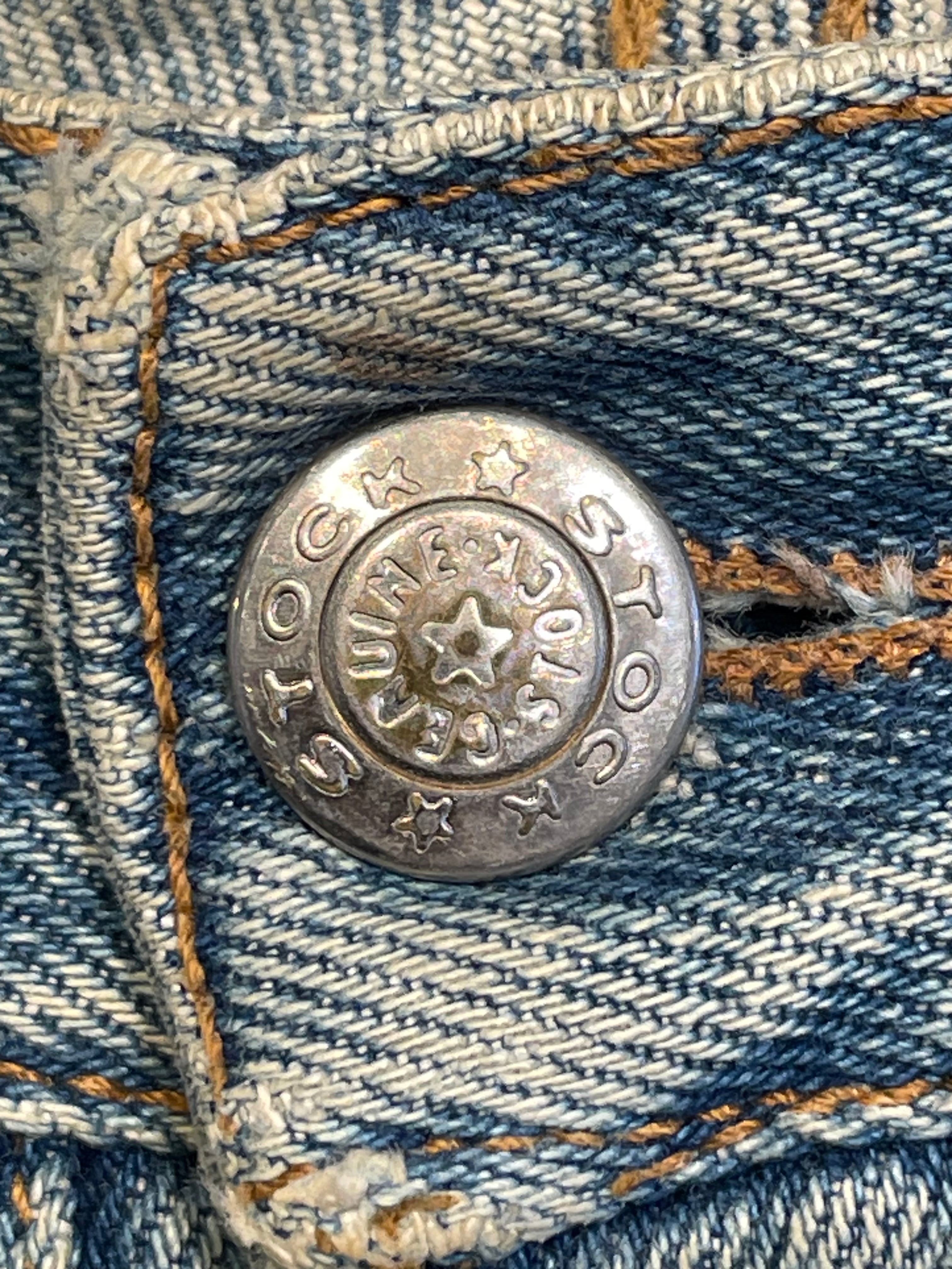 GUITAR BOY/Pants/O/S/Denim/IDG/USA SIDE DETAIL CUSTOM view 3
