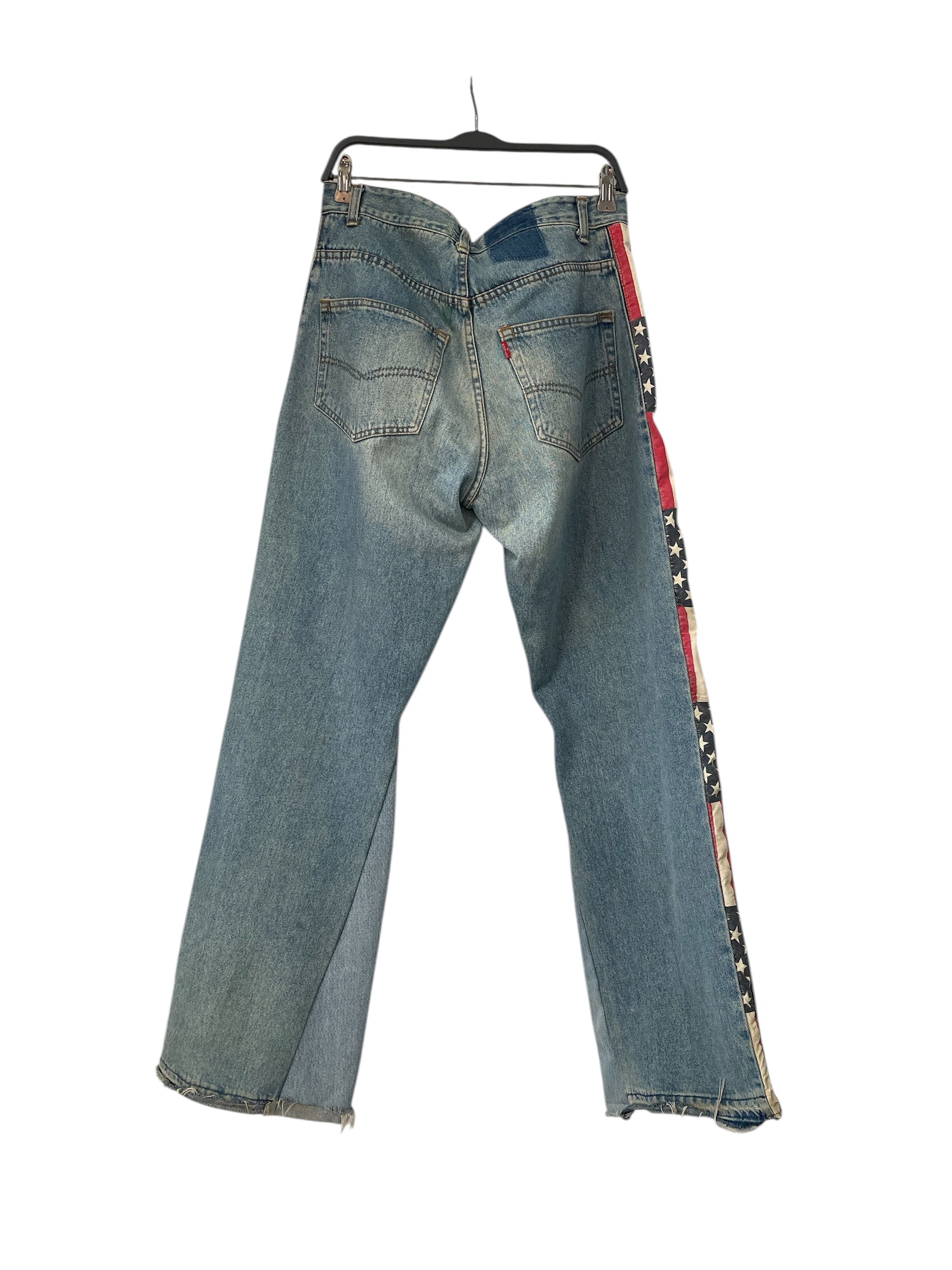GUITAR BOY/Pants/O/S/Denim/IDG/USA SIDE DETAIL CUSTOM view 2