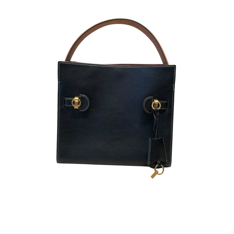 TORY BURCH/Hand Bag/Leather/BLK/
