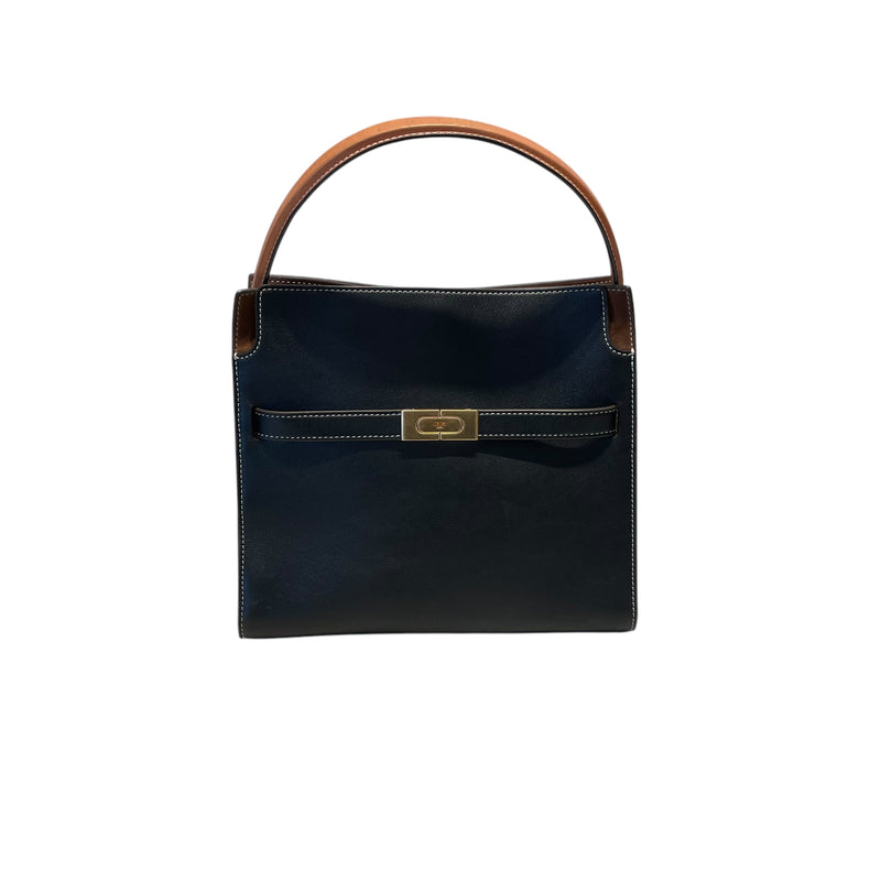 TORY BURCH/Hand Bag/Leather/BLK/