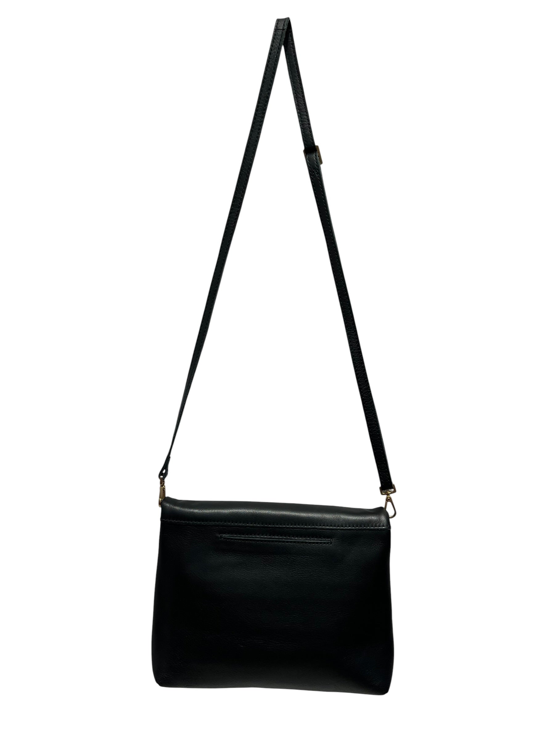 Hammitt/Clutch Bag/Leather/BLK/Gold Hardwear/ Red Int view 2