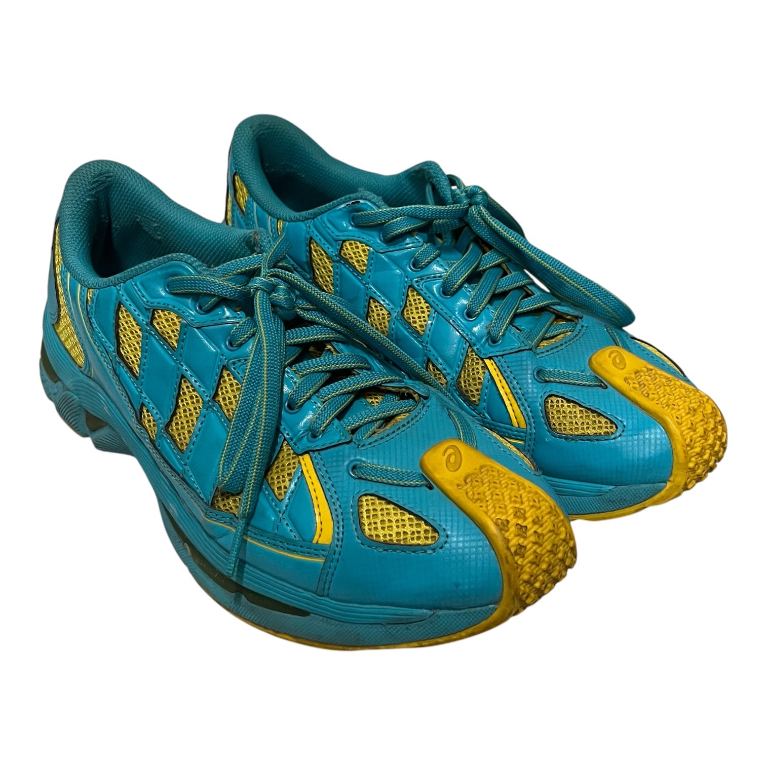 ASICS/Kiko Kostadinov/Low-Sneakers/US 9.5/Leather/BLU/Gel-Kiril Ice Mint view 1