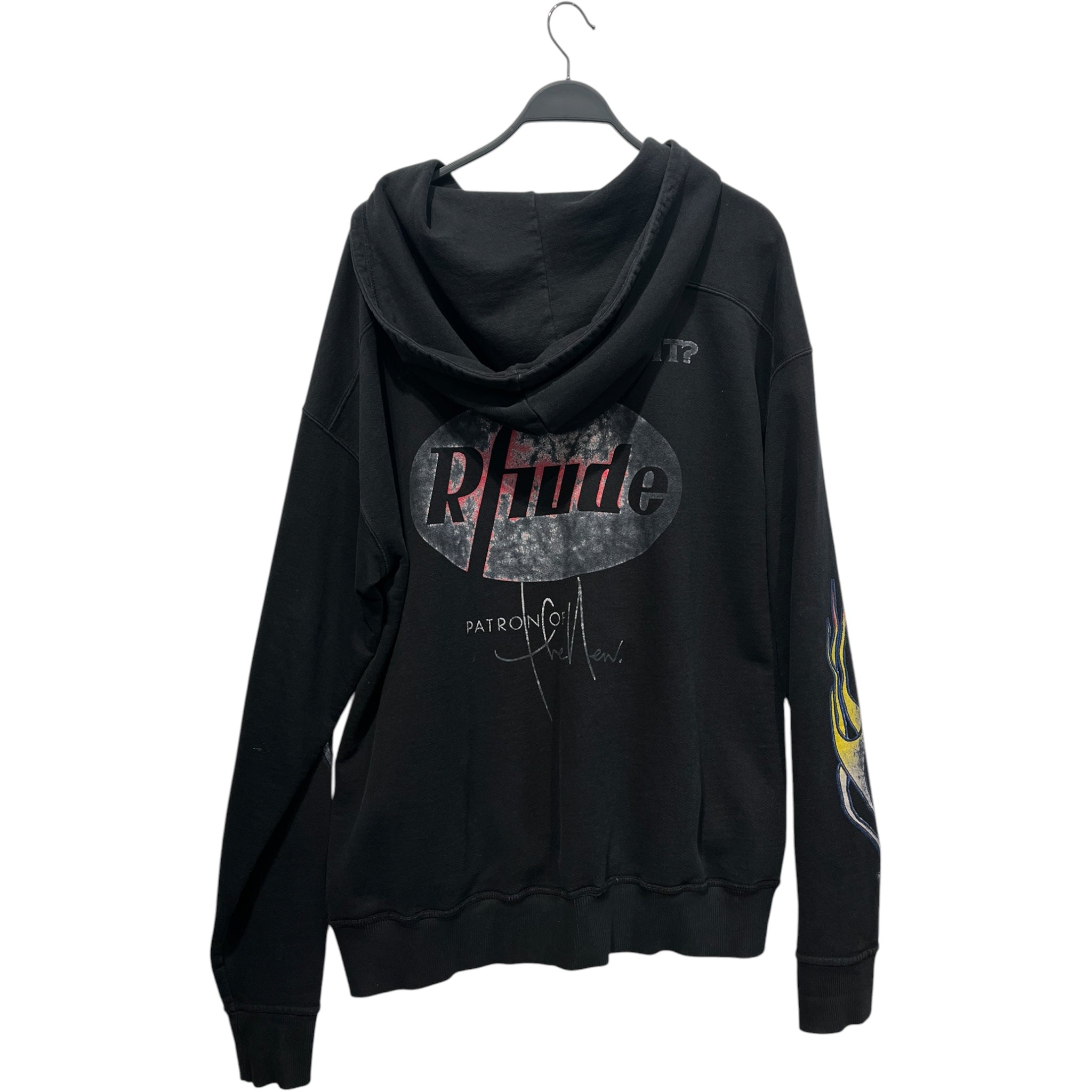 RHUDE/Hoodie/XL/Graphic/Cotton/BLK/american spirit view 2