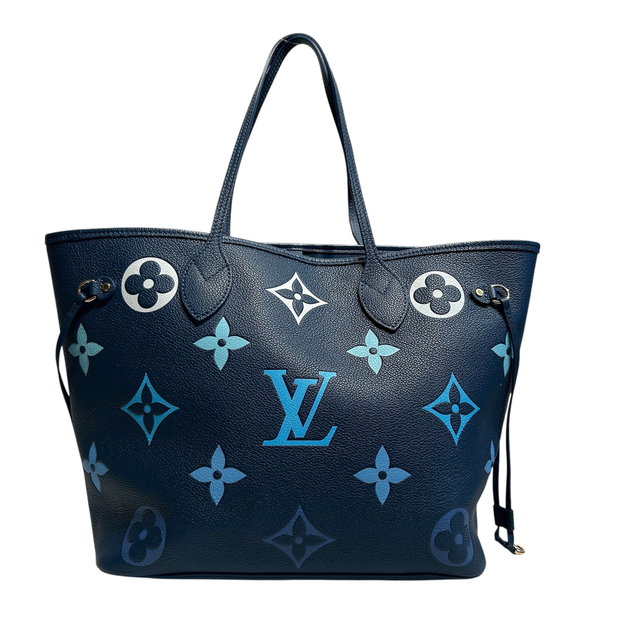 LOUIS VUITTON/Tote Bag/Leather/BLU/Monogram Giant Summer/ W Pouch view 2