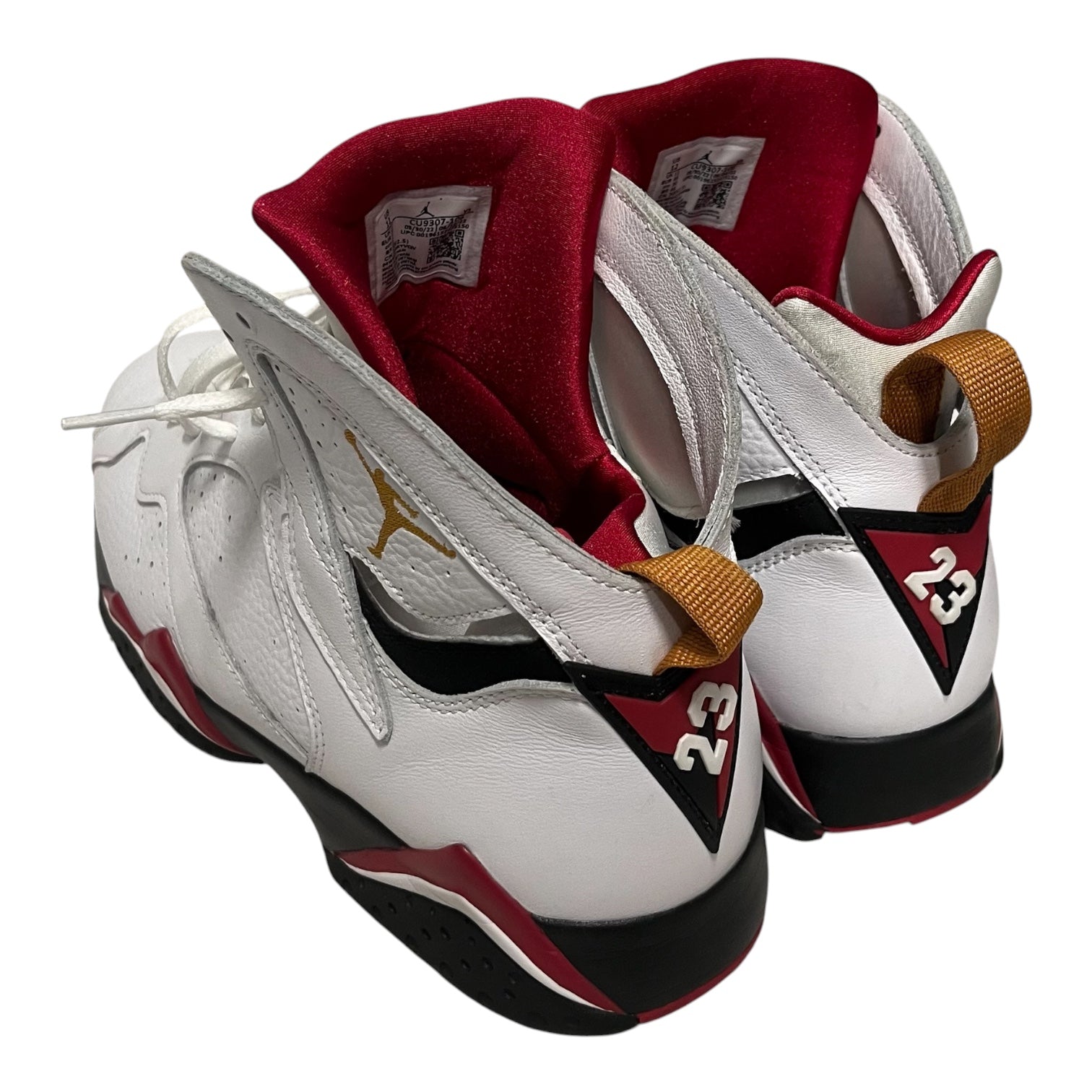 JORDAN BRAND/Hi-Sneakers/US 12/Leather/WHT/Jordan 7 Cardinal view 2