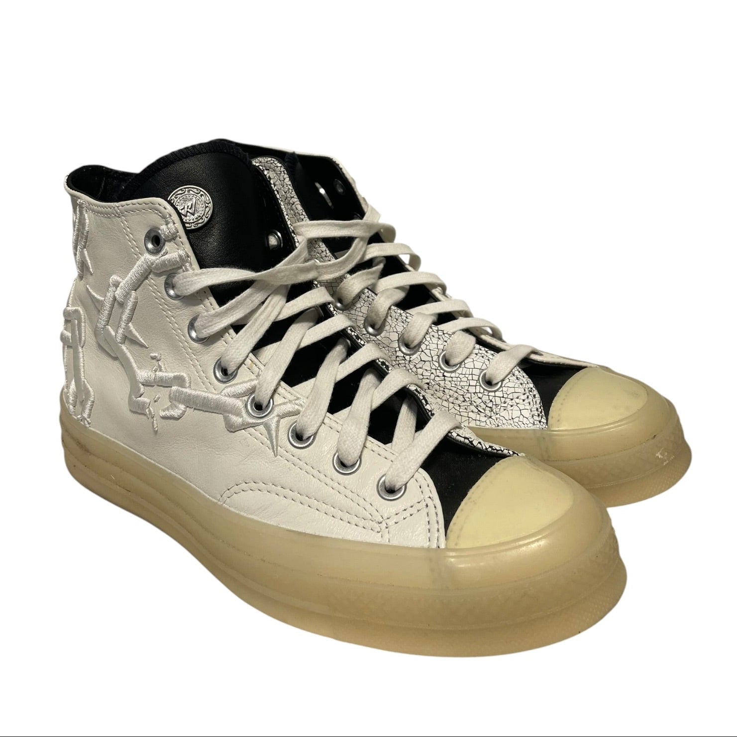 NIKE/CONVERSE/Hi-Sneakers/US 9/Leather/WHT/da2762-900 view 1