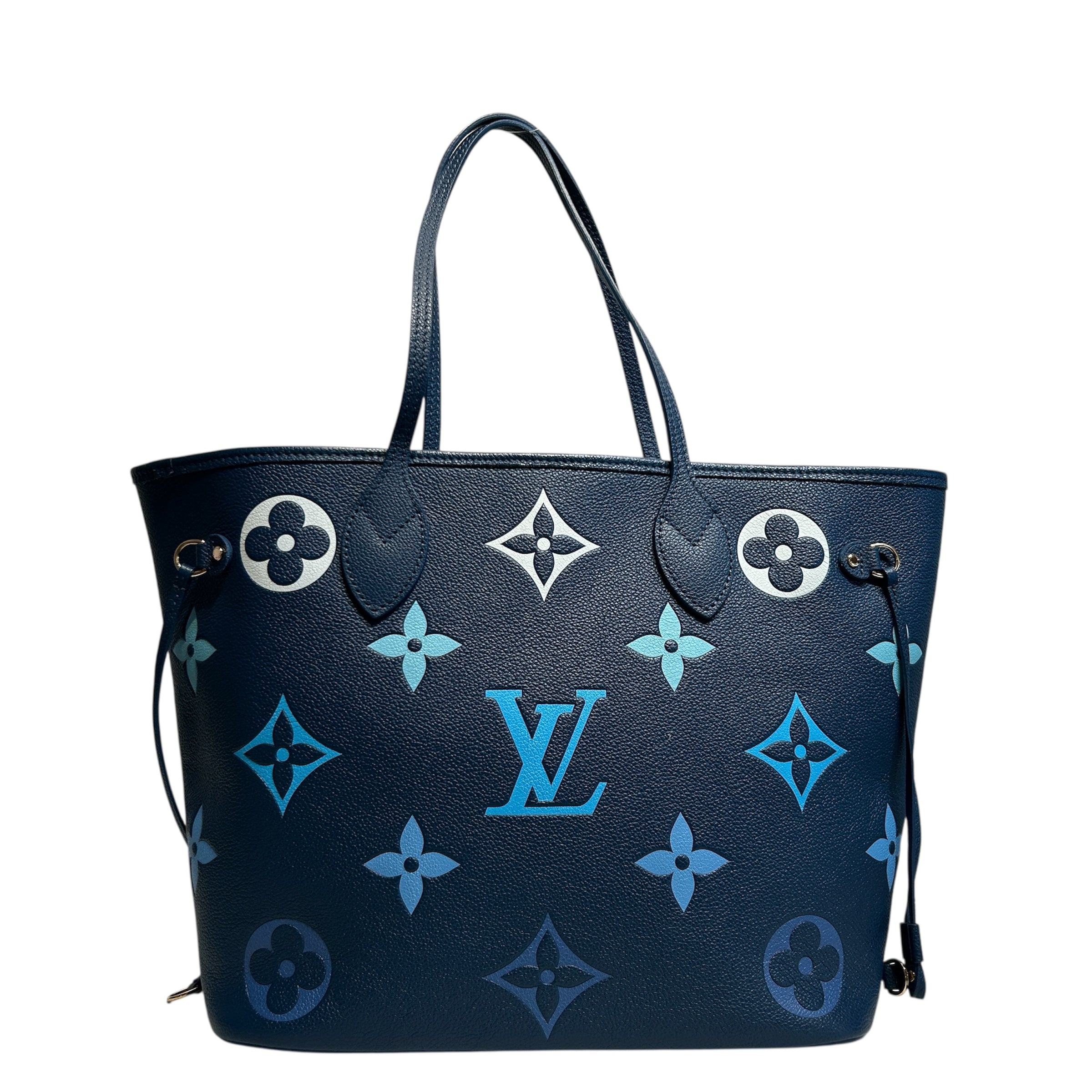 LOUIS VUITTON/Tote Bag/Leather/BLU/Monogram Giant Summer/ W Pouch view 1