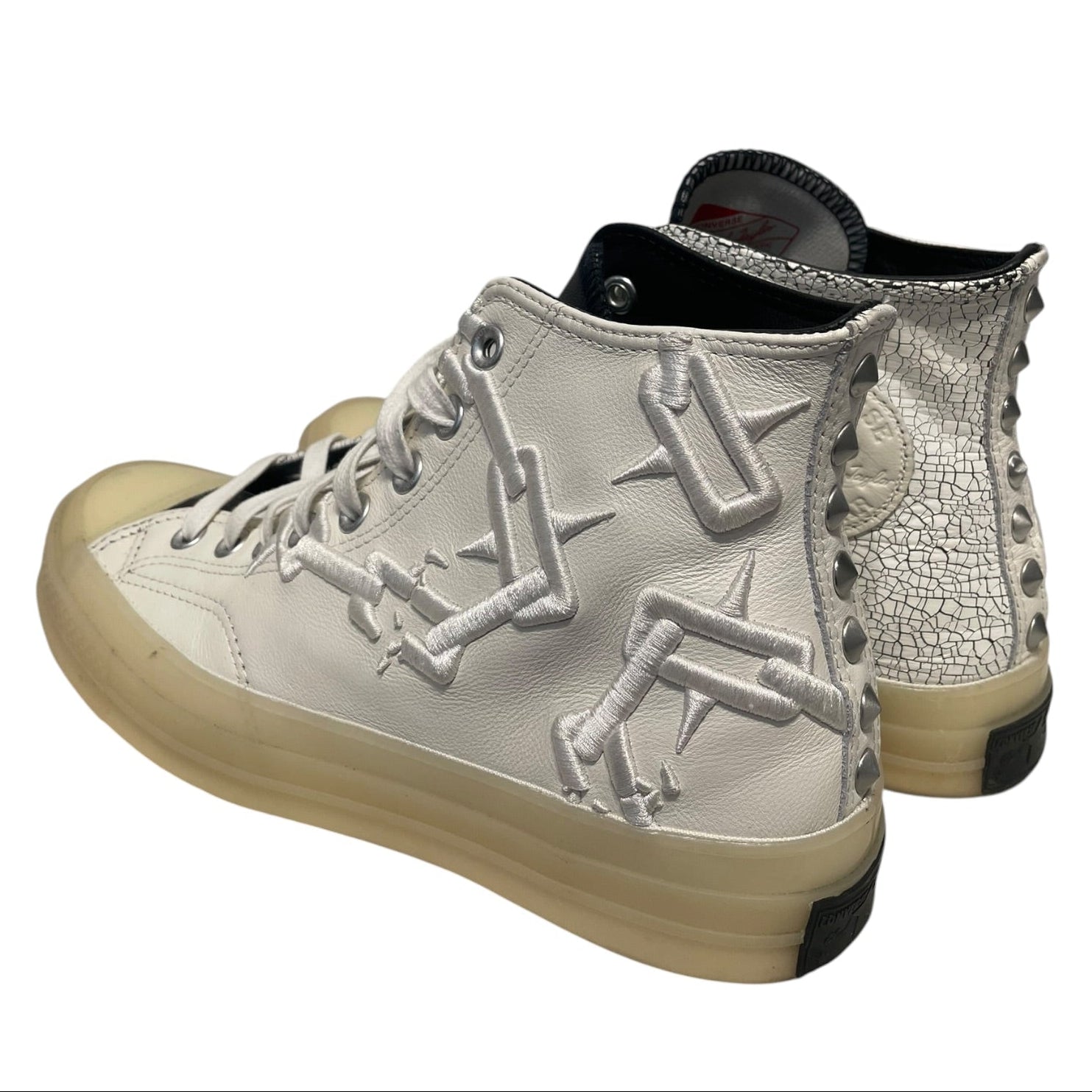 NIKE/CONVERSE/Hi-Sneakers/US 9/Leather/WHT/da2762-900 view 2