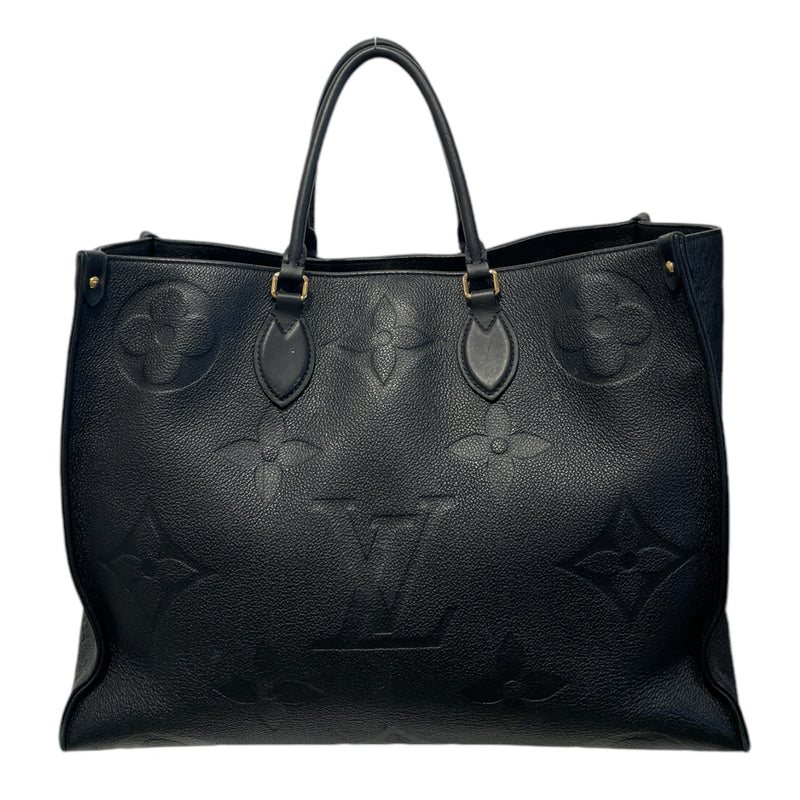 LOUIS VUITTON/Tote Bag/Monogram/Leather/BLK/louis vuitton empreinte mono