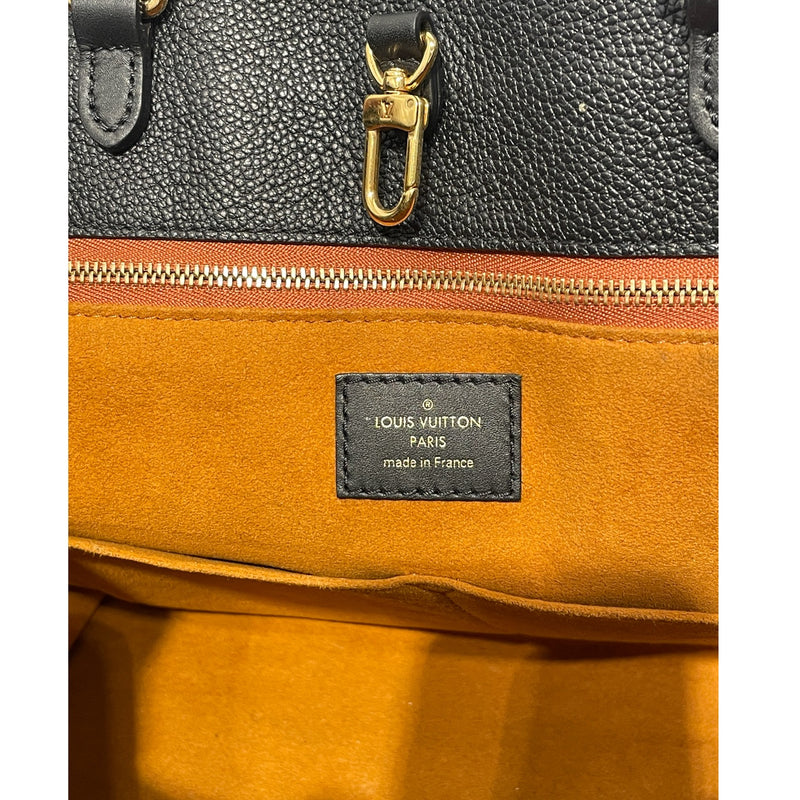 LOUIS VUITTON/Tote Bag/Monogram/Leather/BLK/louis vuitton empreinte mono