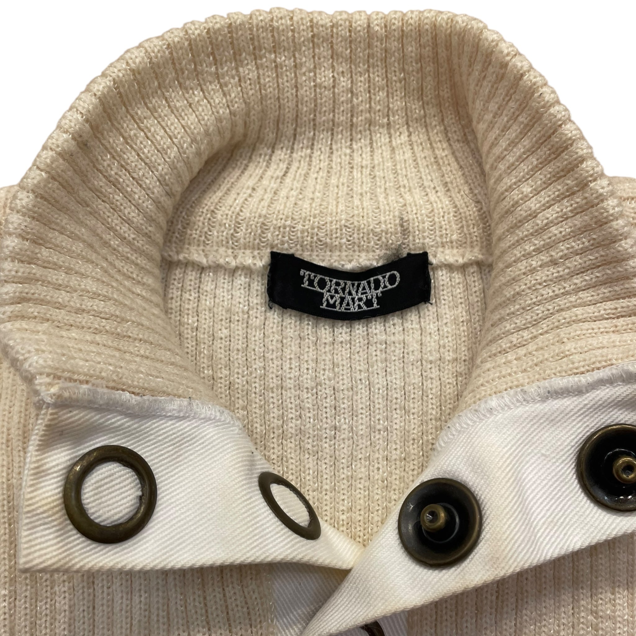 TORNADO MART/Sweater/M/Cotton/BEG/Turtle Neck/ view 3