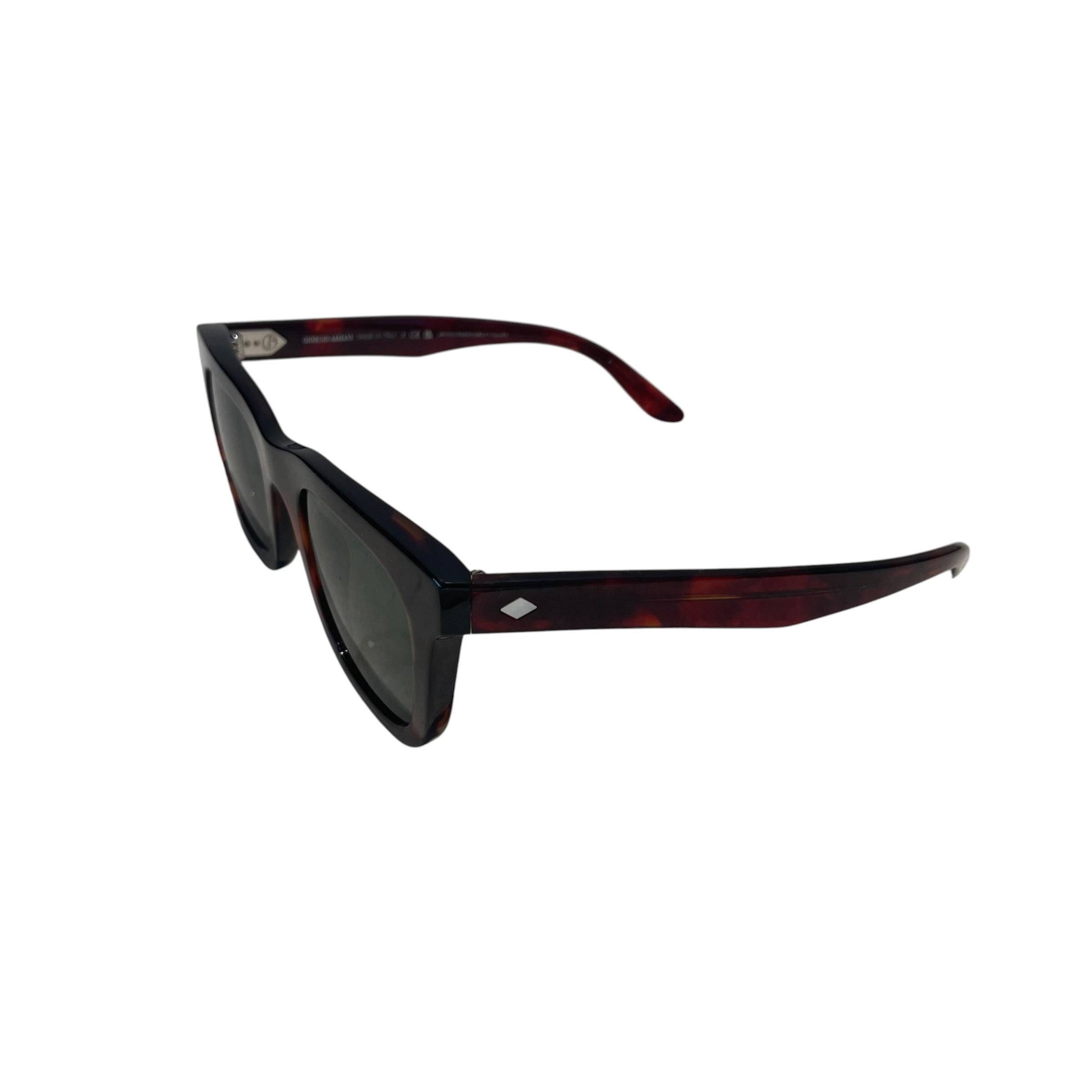 GIORGIO ARMANI/Sunglasses/Tortoiseshell Pattern/RED/AR8171 GREEN  LENSE view 2