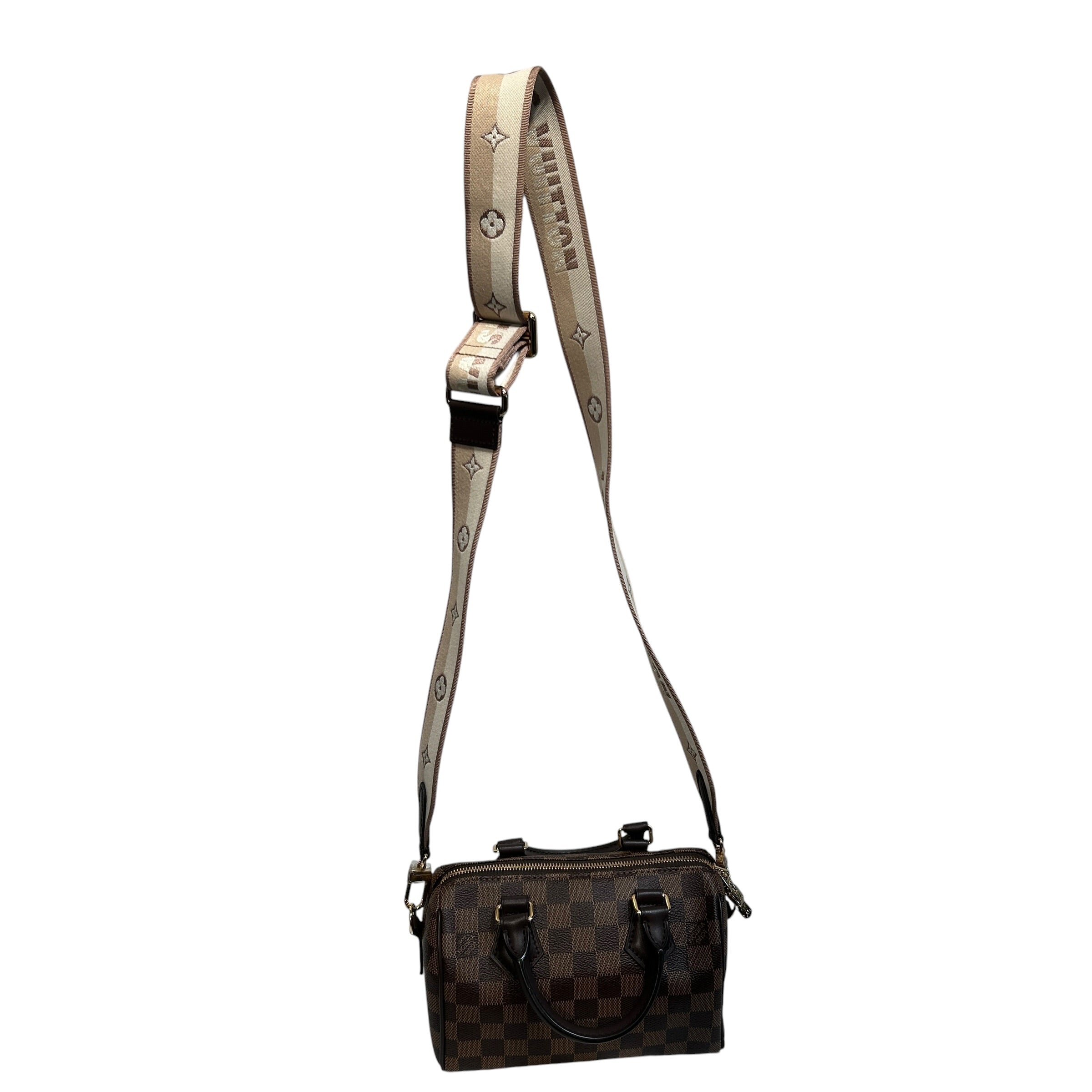 LOUIS VUITTON/Bag/Plaid/BRW/Speedy Bandouliere 20 view 1