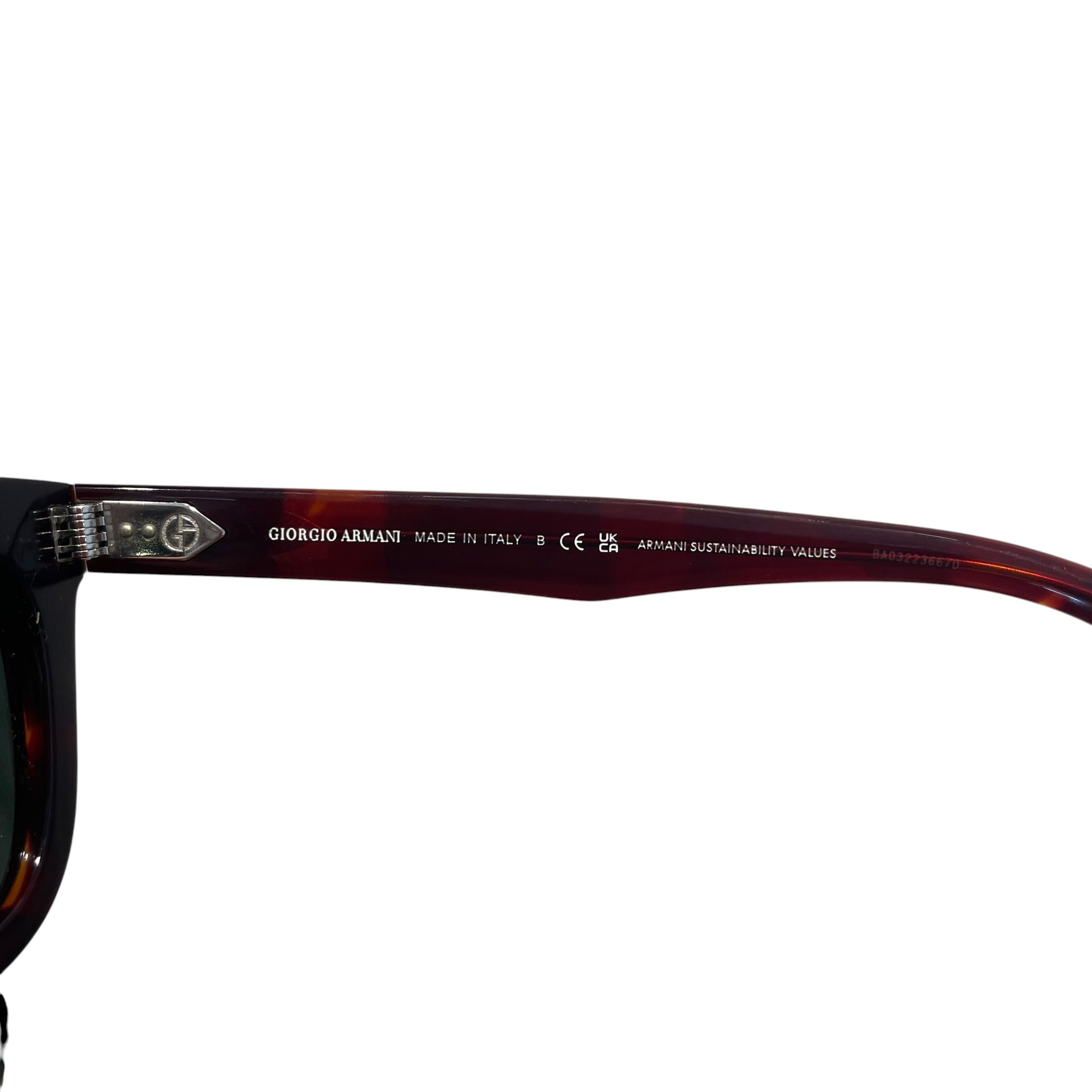 GIORGIO ARMANI/Sunglasses/Tortoiseshell Pattern/RED/AR8171 GREEN  LENSE view 3