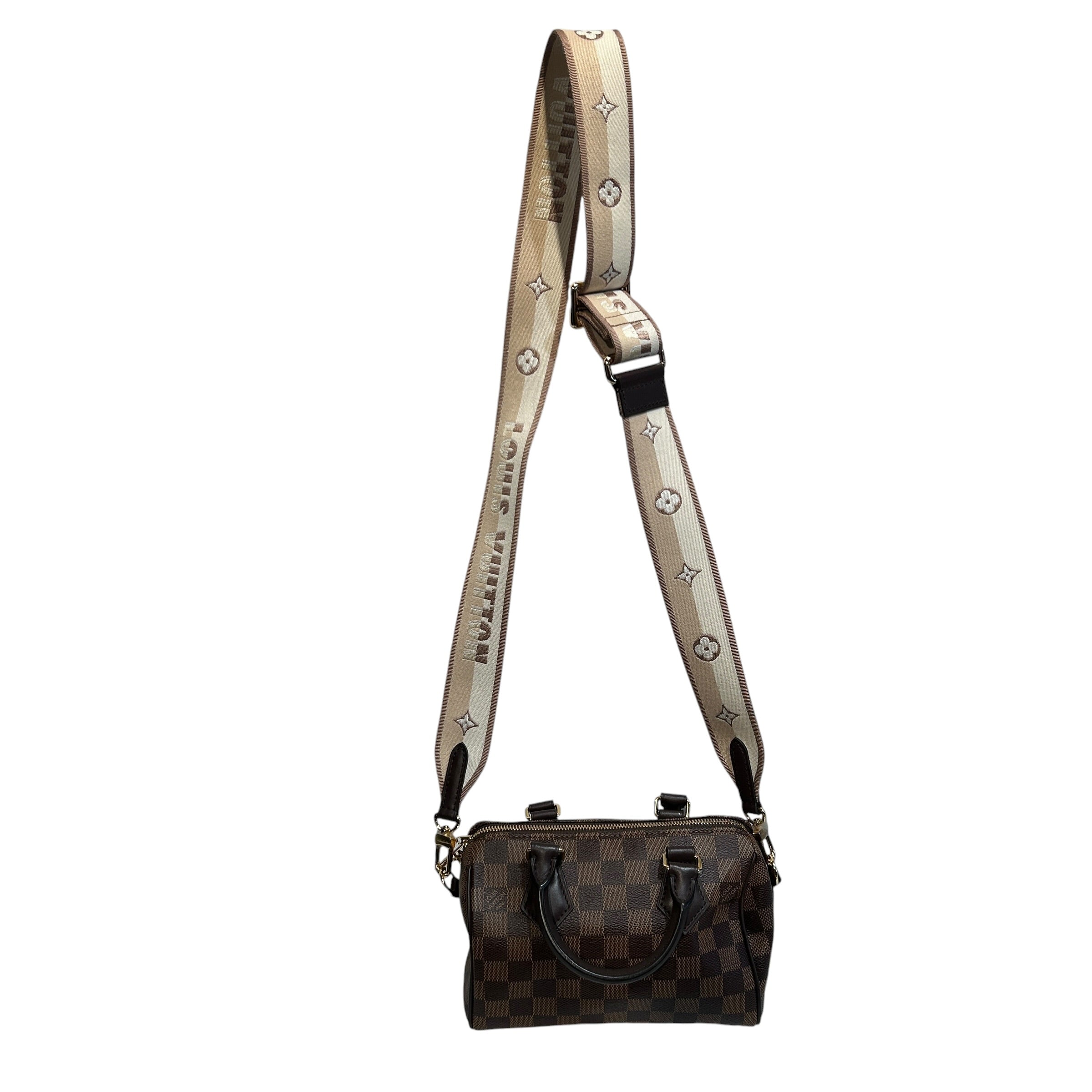 LOUIS VUITTON/Bag/Plaid/BRW/Speedy Bandouliere 20 view 2