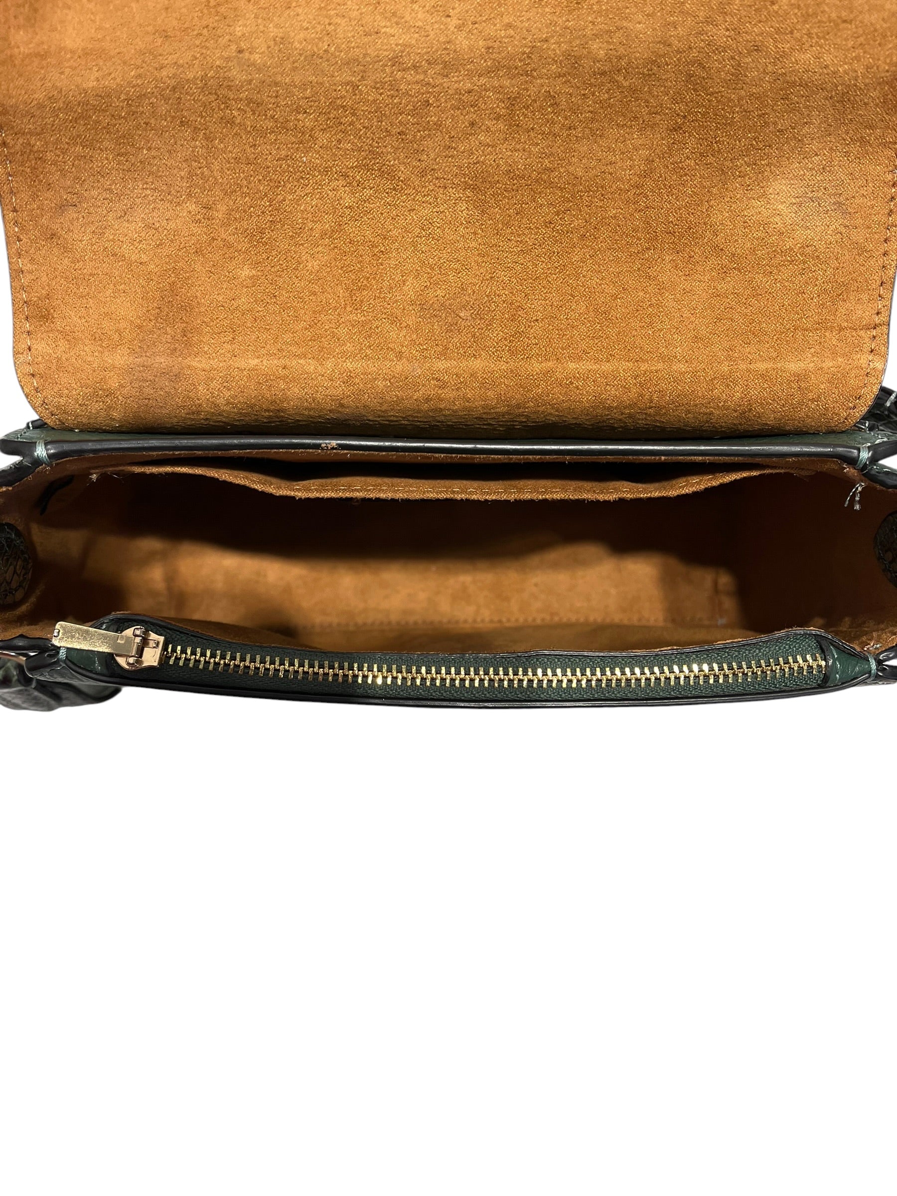 COACH/Hand Bag/Leather/GRN/Morgan Top handle satchel view 4
