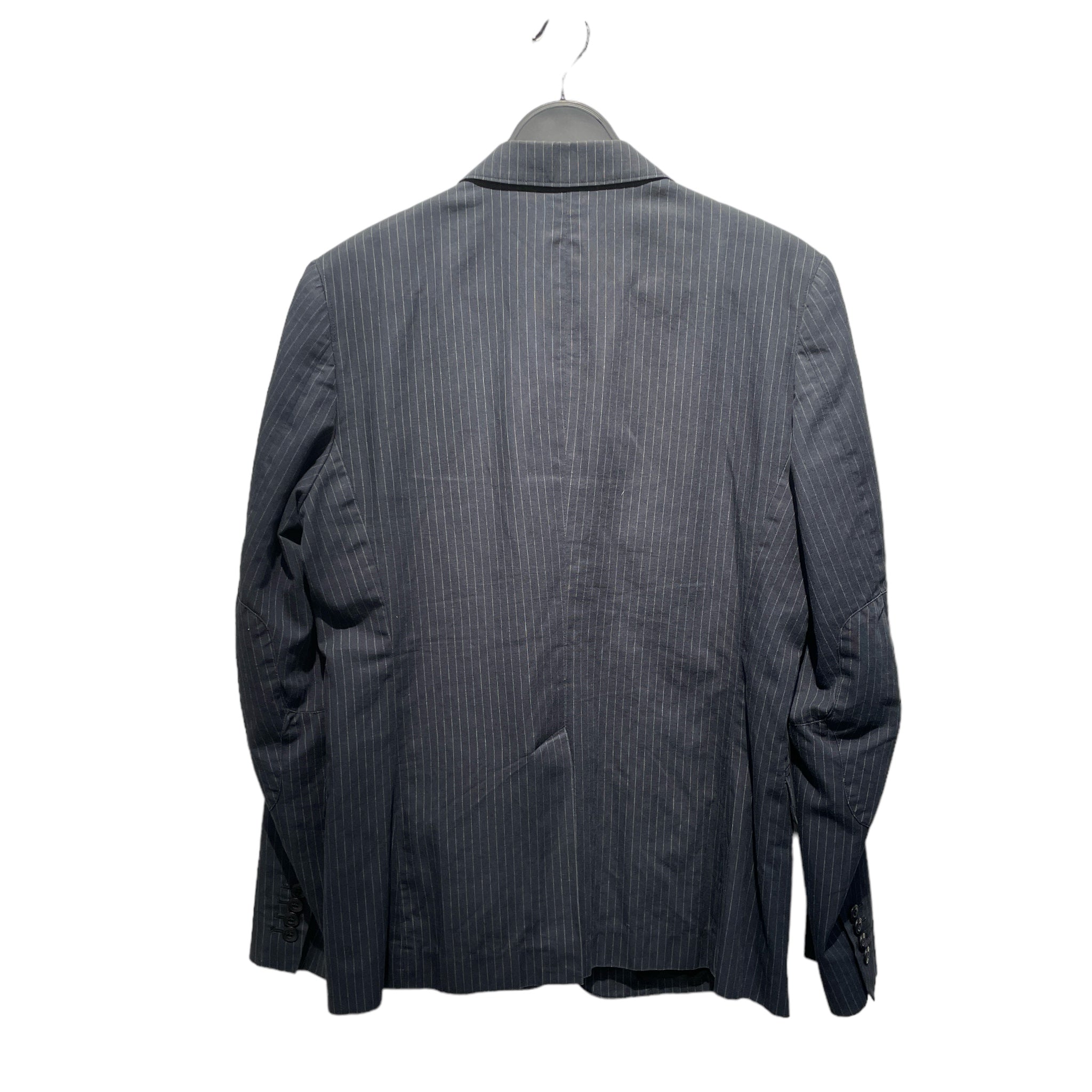 Helmut Lang/Tailored Jkt/38/Navy/Cotton/Stripe/ view 2