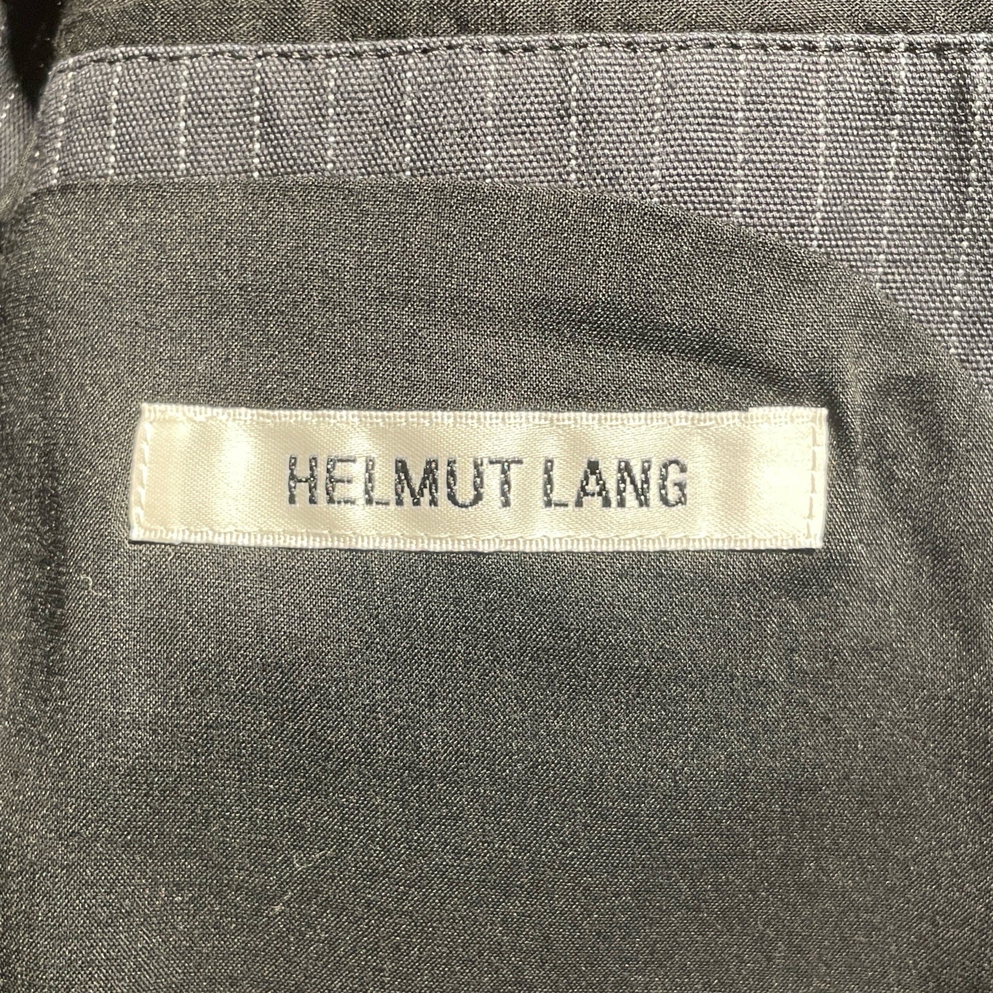 Helmut Lang/Tailored Jkt/38/Navy/Cotton/Stripe/ view 3