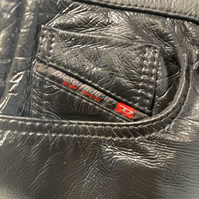 DIESEL/Skinny Pants/26/Plain/Leather/BLK//