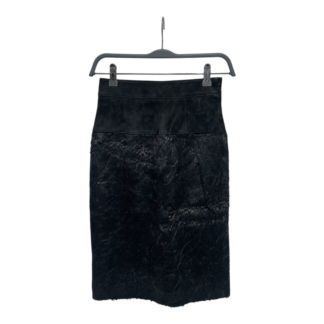 Alexander Wang/Skirt/0/Leather/BLK/FUR view 2