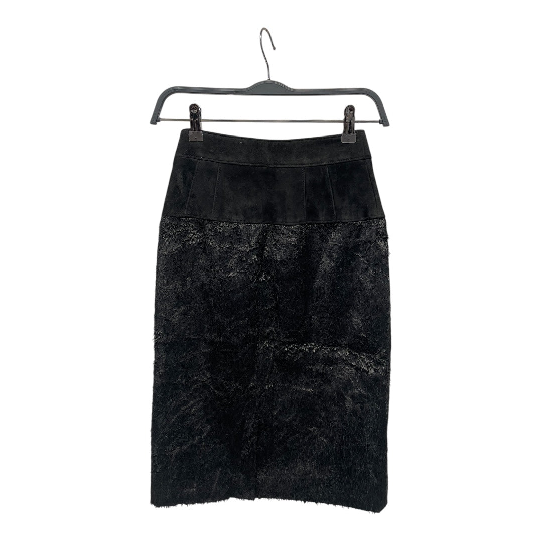 Alexander Wang/Skirt/0/Leather/BLK/FUR view 1