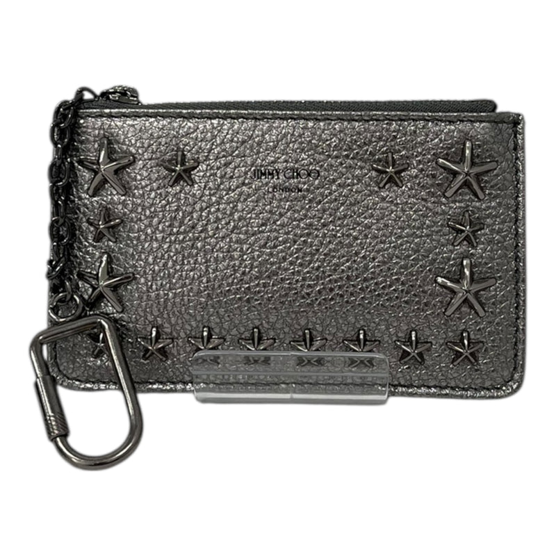 JIMMY CHOO/Coin Wallet/Leather/SLV/SILVER STAR STUDS – 2nd  display picture 1