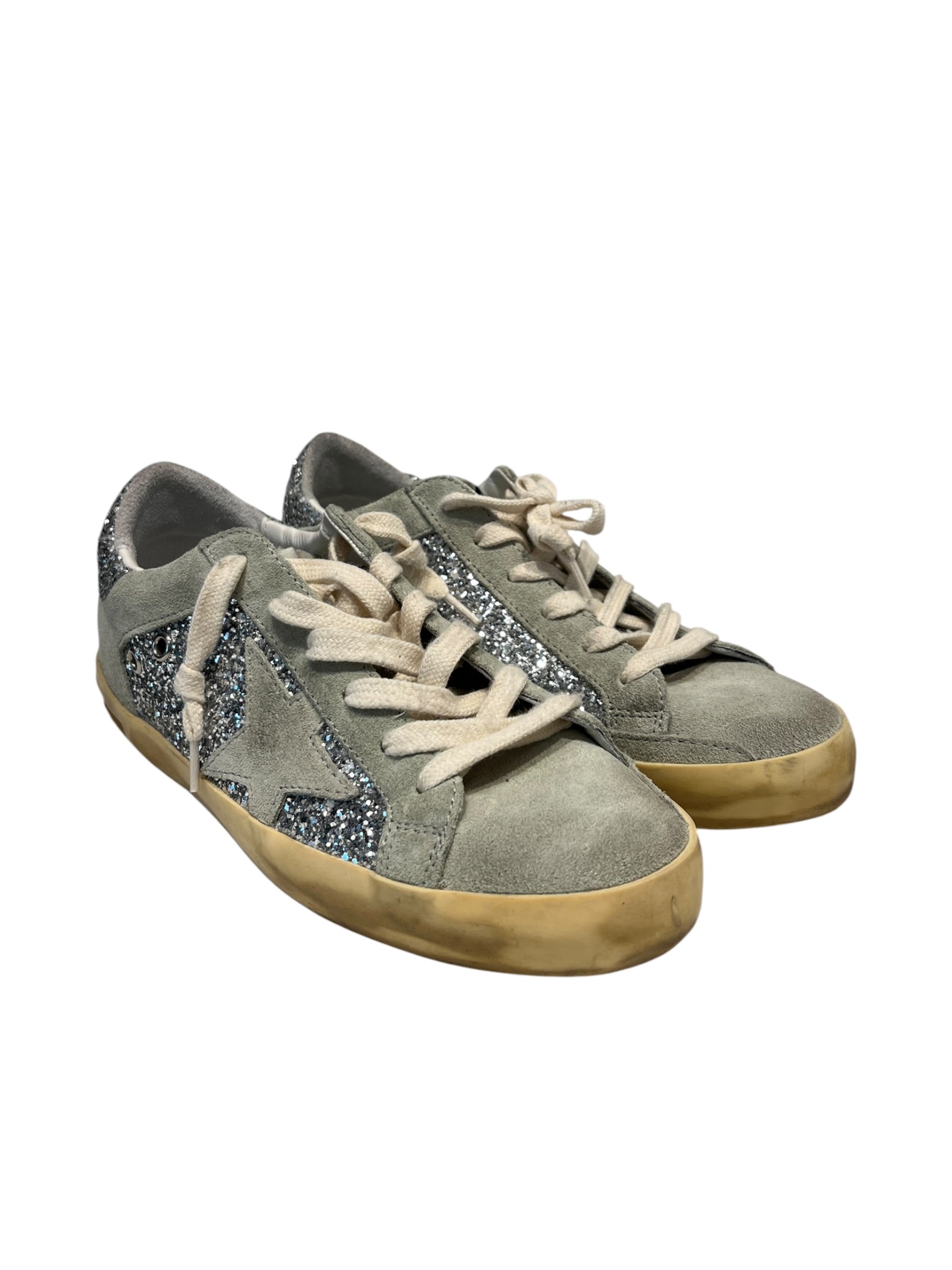 GOLDEN GOOSE/Low-Sneakers/EU 37/IDG/GLITTERLTBLUCRMSOLE view 2