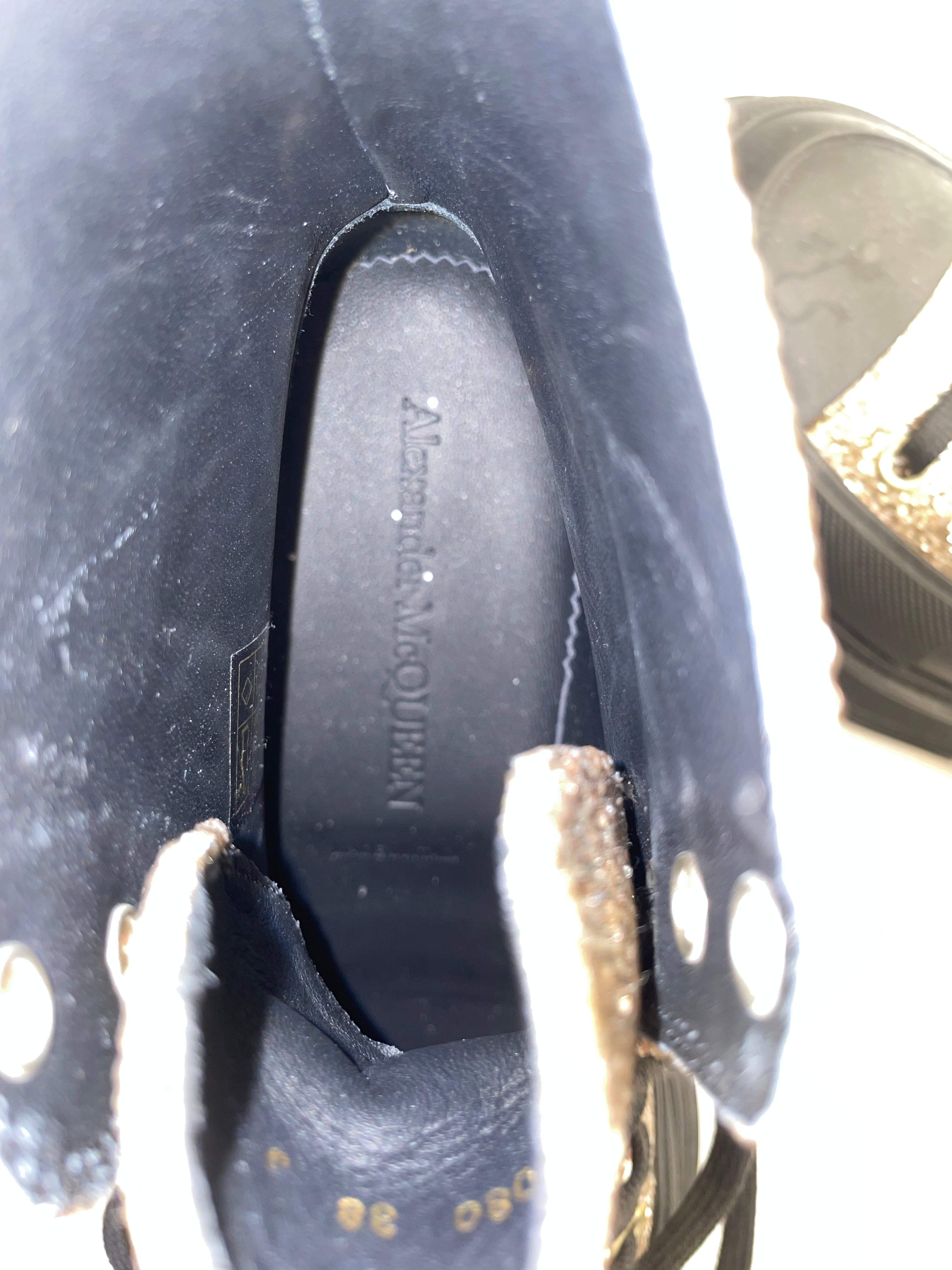 Alexander McQueen/Shoes/US 7/Glitter/GLD/ view 3