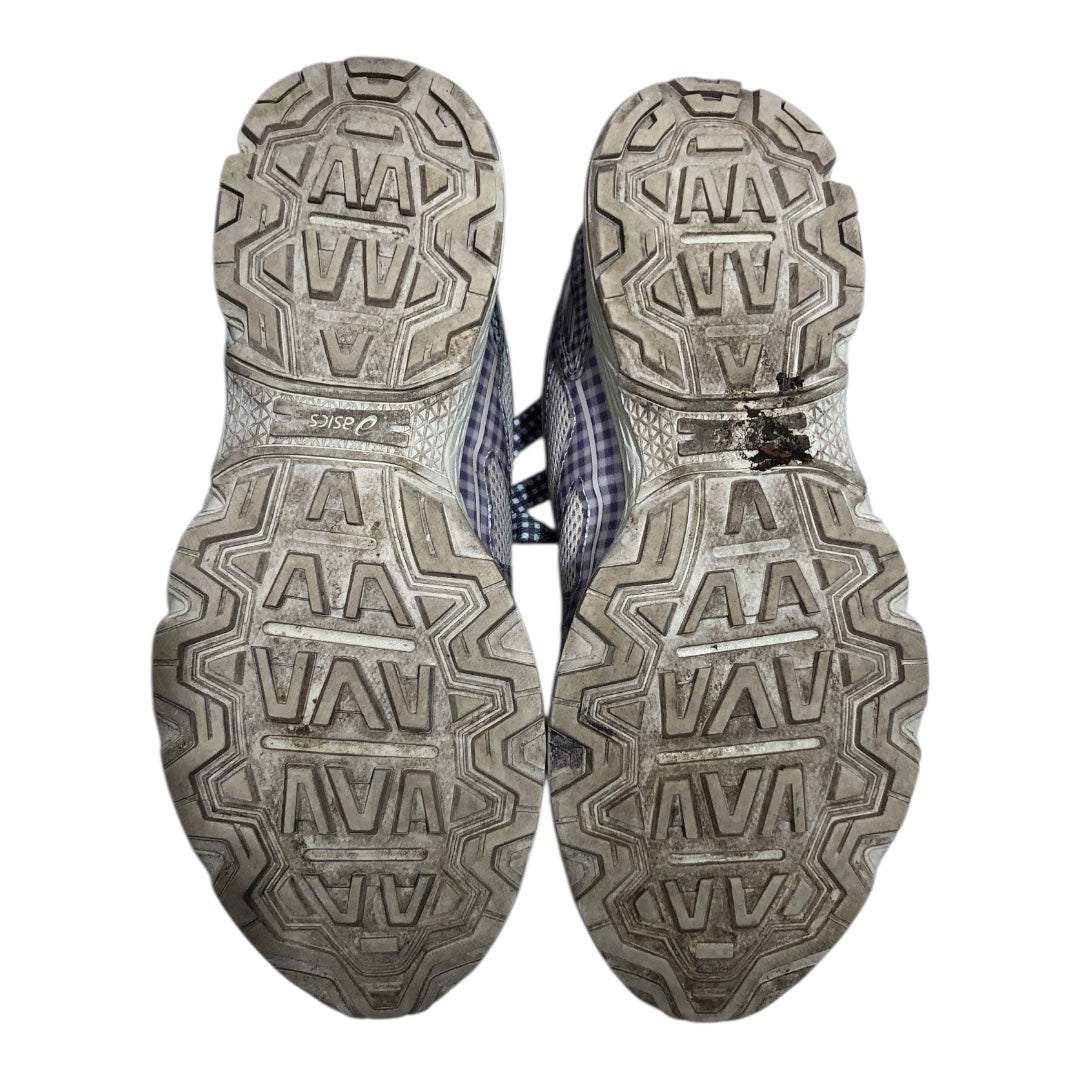 ASICS/Story mfg./Low-Sneakers/US 9.5/Plaid/Cotton/PPL/BEIGE LAVENDER GEL-VENTURE 6 view 4