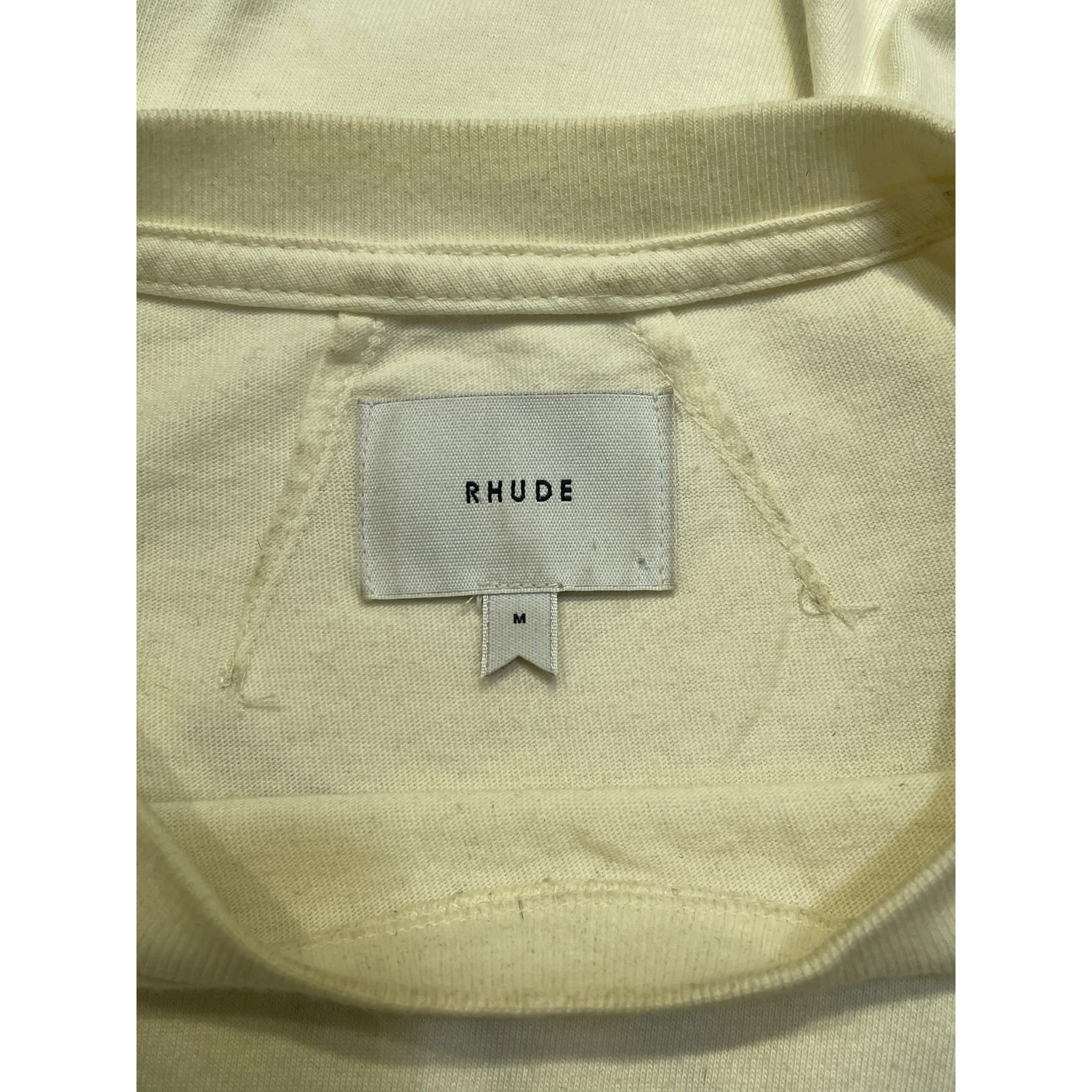 RHUDE/T-Shirt/M/Cotton/CRM/Graphic/PREMIUM CIGARS view 3