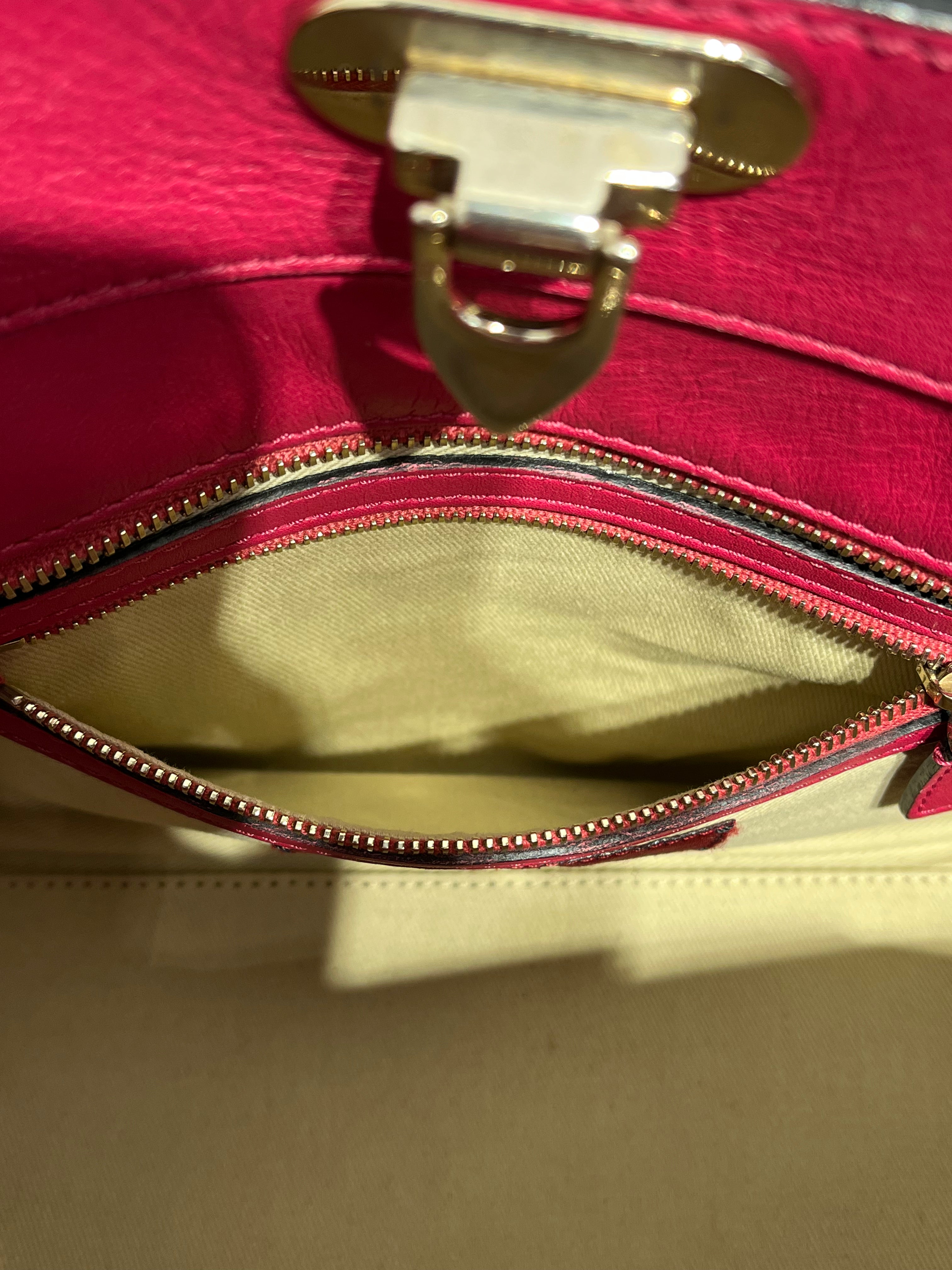 VALENTINO/Cross Body Bag/Leather/PNK/Rockstud Top handle Bag view 4