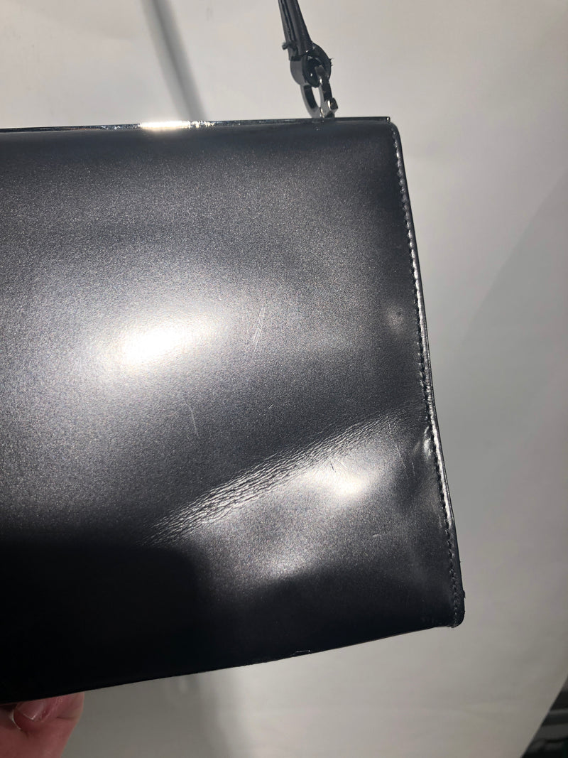 Salvatore Ferragamo/Hand Bag/Leather/BLK/