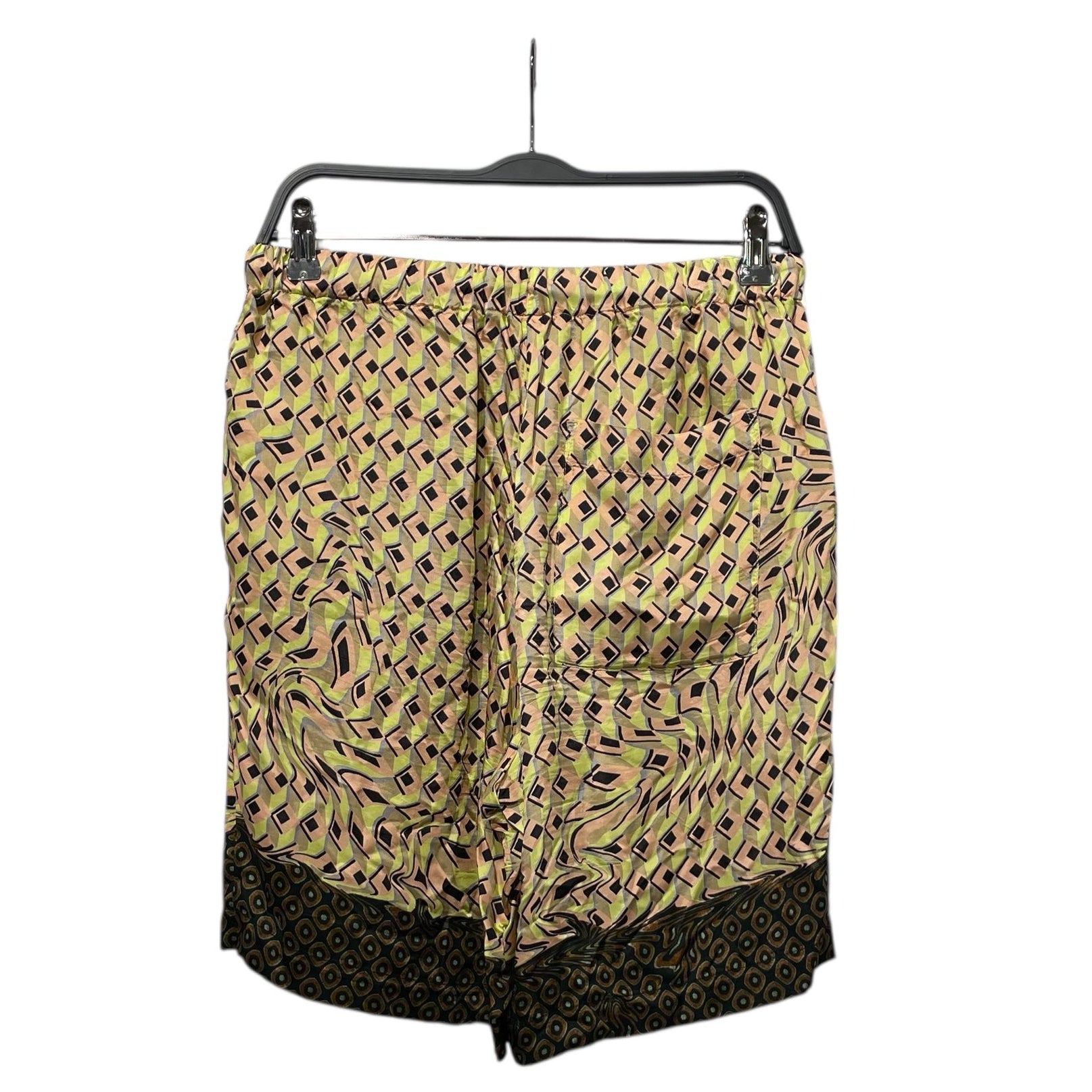 DRIES VAN NOTEN/Shorts/48/Rayon/YEL/All Over Print/ view 2
