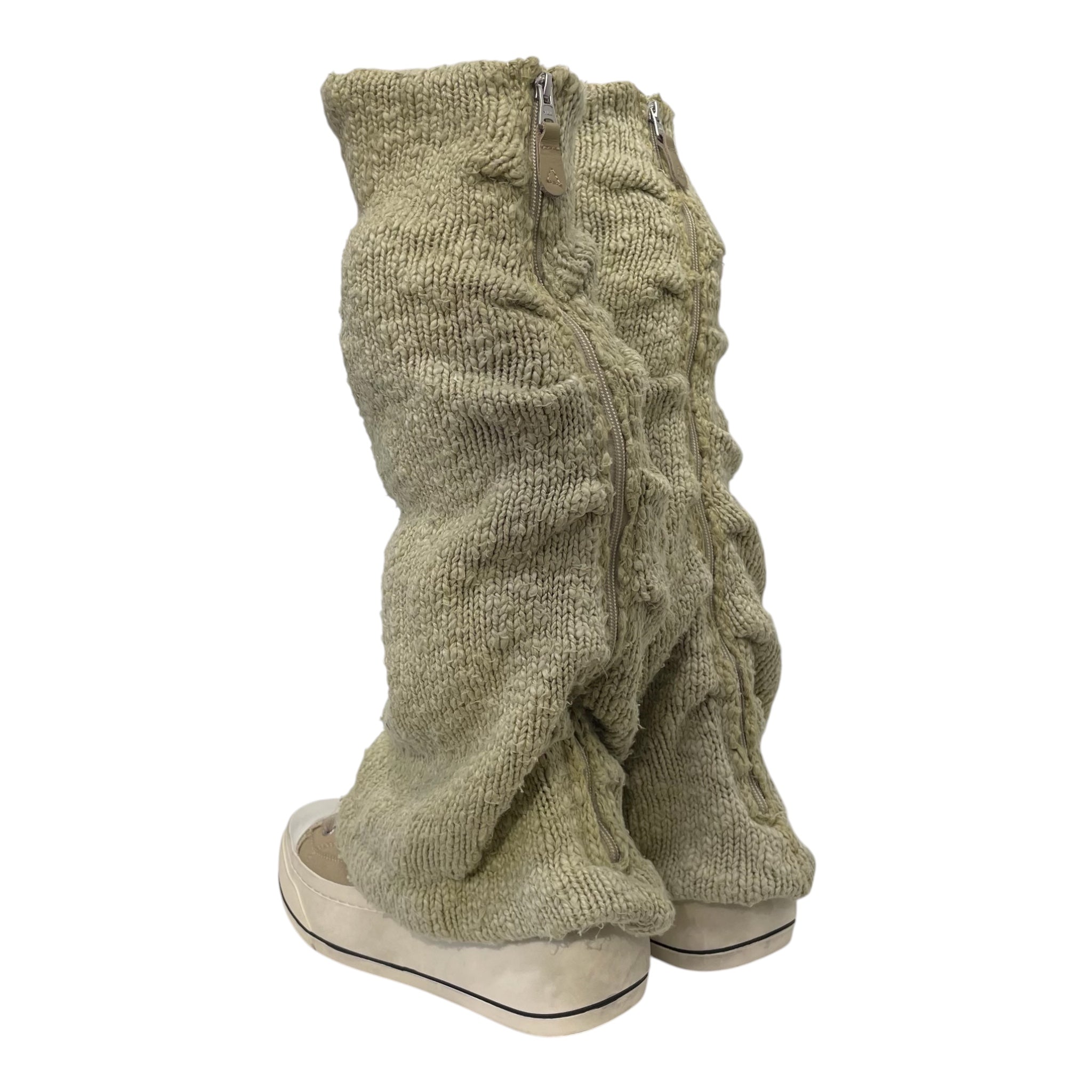 R13/Hi-Sneakers/US 10/KHK/khaki kurt high top warmers view 2