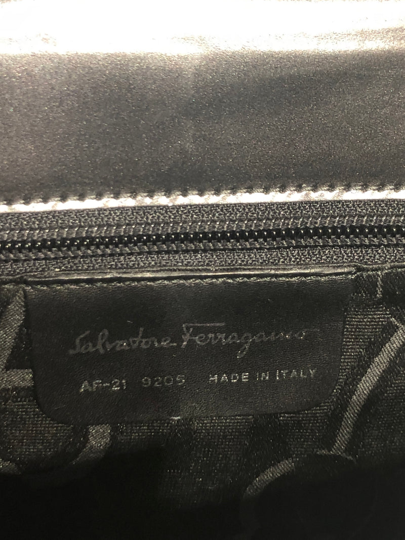 Salvatore Ferragamo/Hand Bag/Leather/BLK/