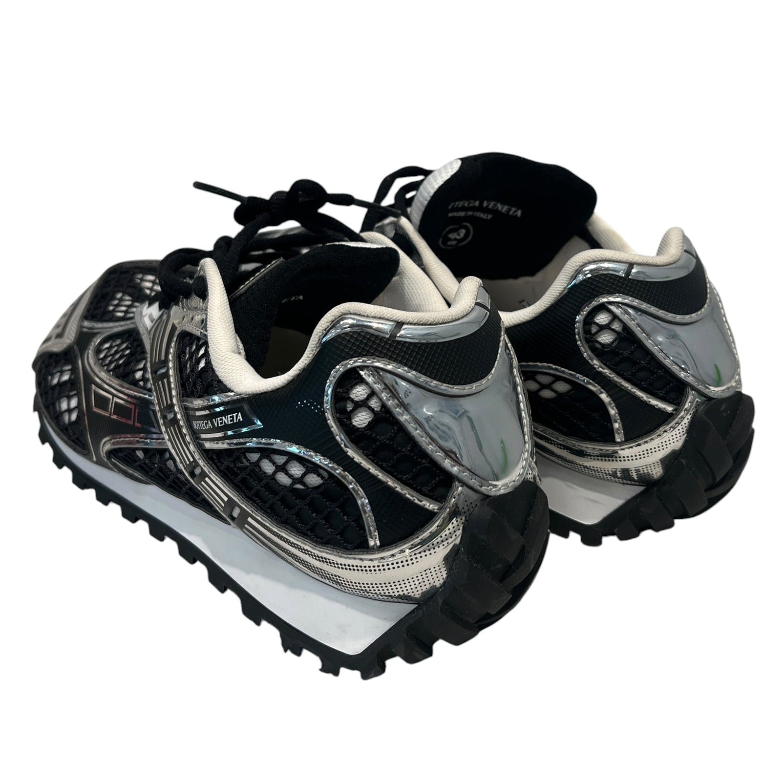 BOTTEGA VENETA/Low-Sneakers/EU 43/SLV/Orbit Black/Silver view 2